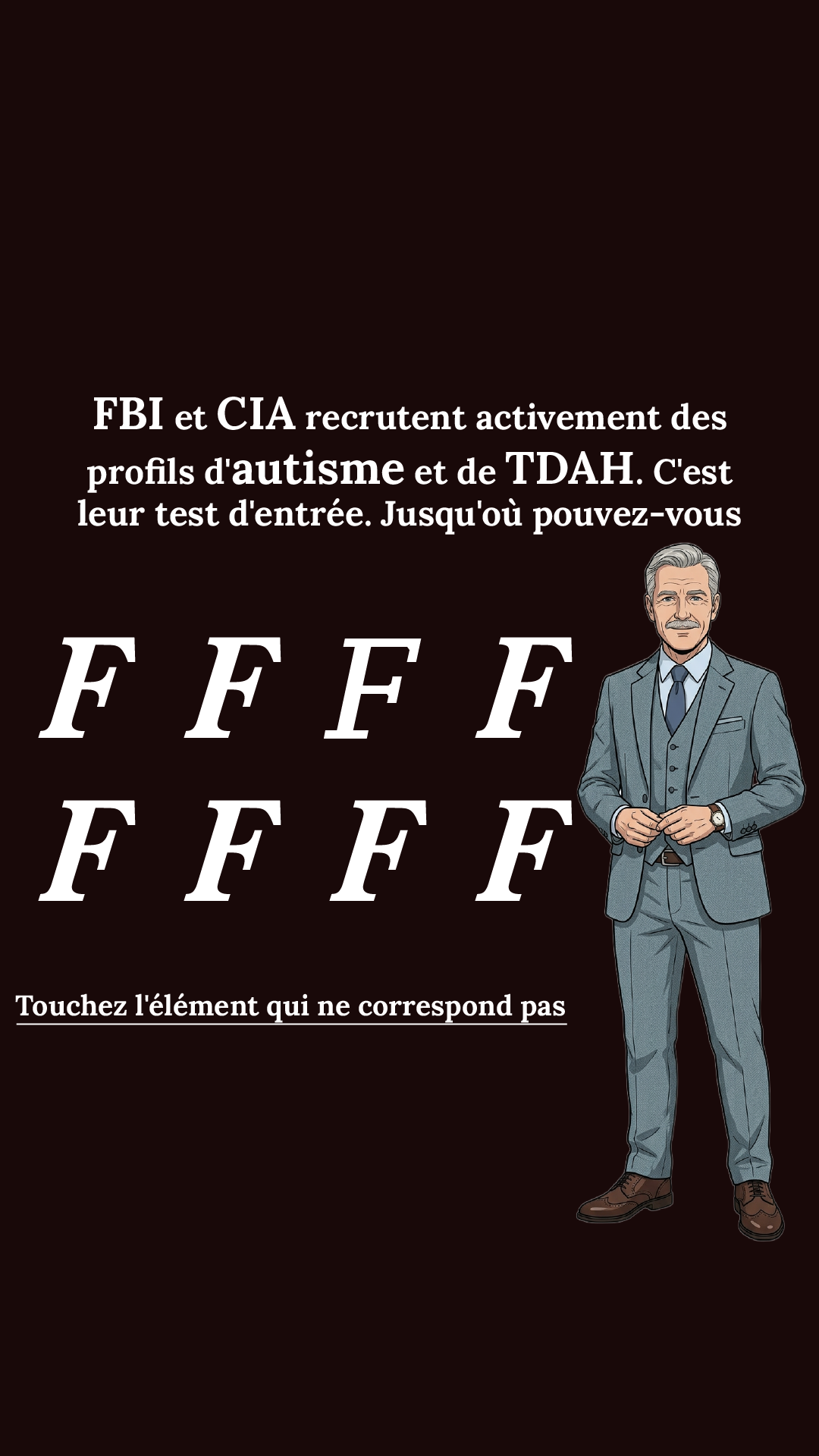 International IQ test Facebook ad