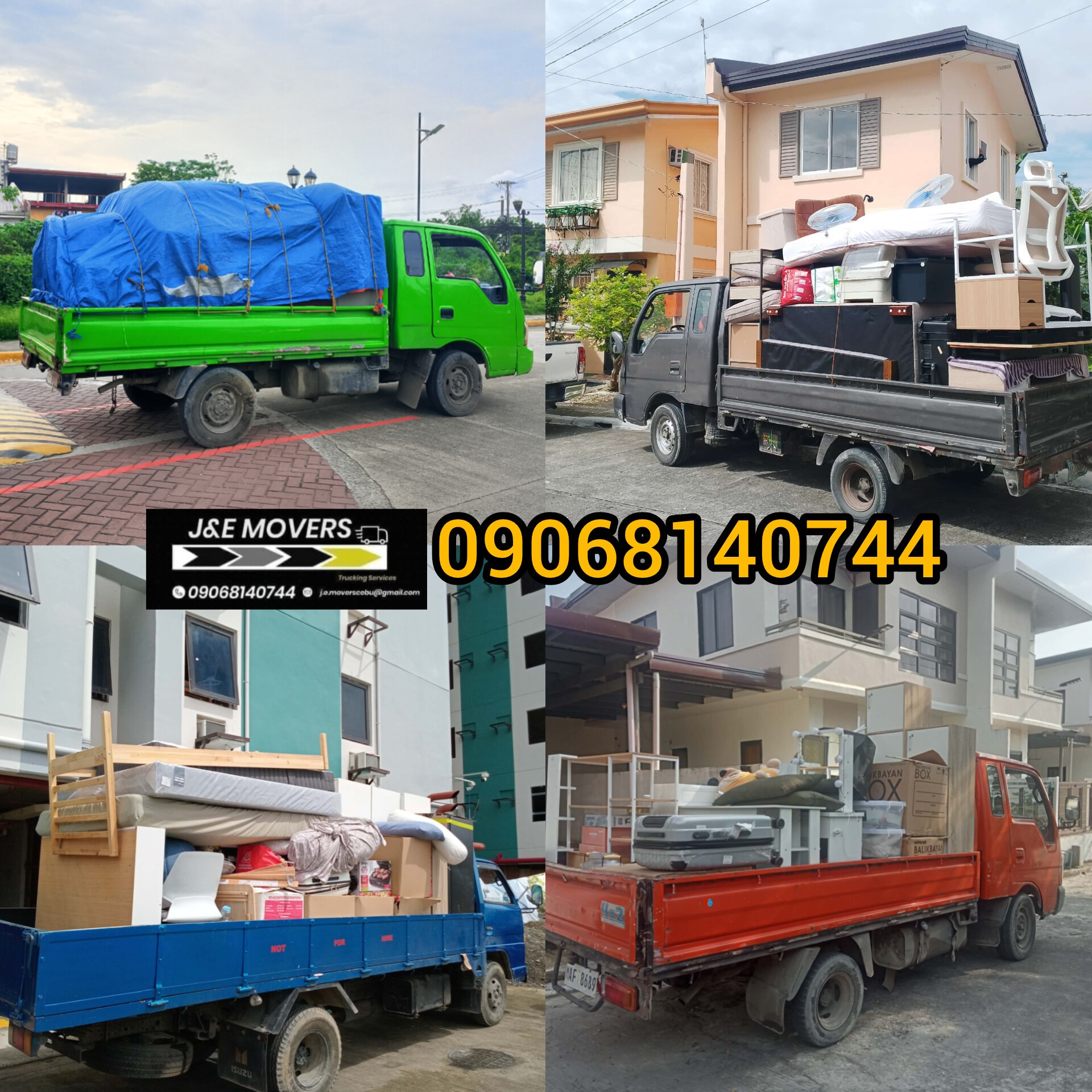 J&E Movers Lipat Bahay Cebu and Trucking Services Facebook ad: J&E Movers -Cebu