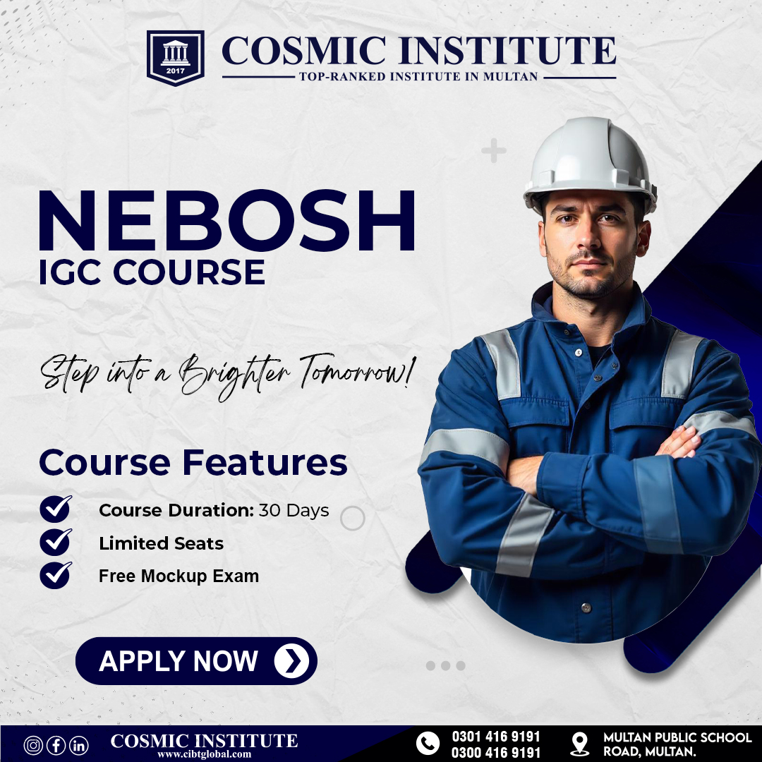 Cosmic Institute of Business and Technology Facebook ad: 𝐒𝐭𝐚𝐫𝐭 𝐘𝐨𝐮𝐫 𝐂𝐚𝐫𝐞𝐞𝐫 𝐢𝐧 𝐒𝐚𝐟𝐞𝐭𝐲…
