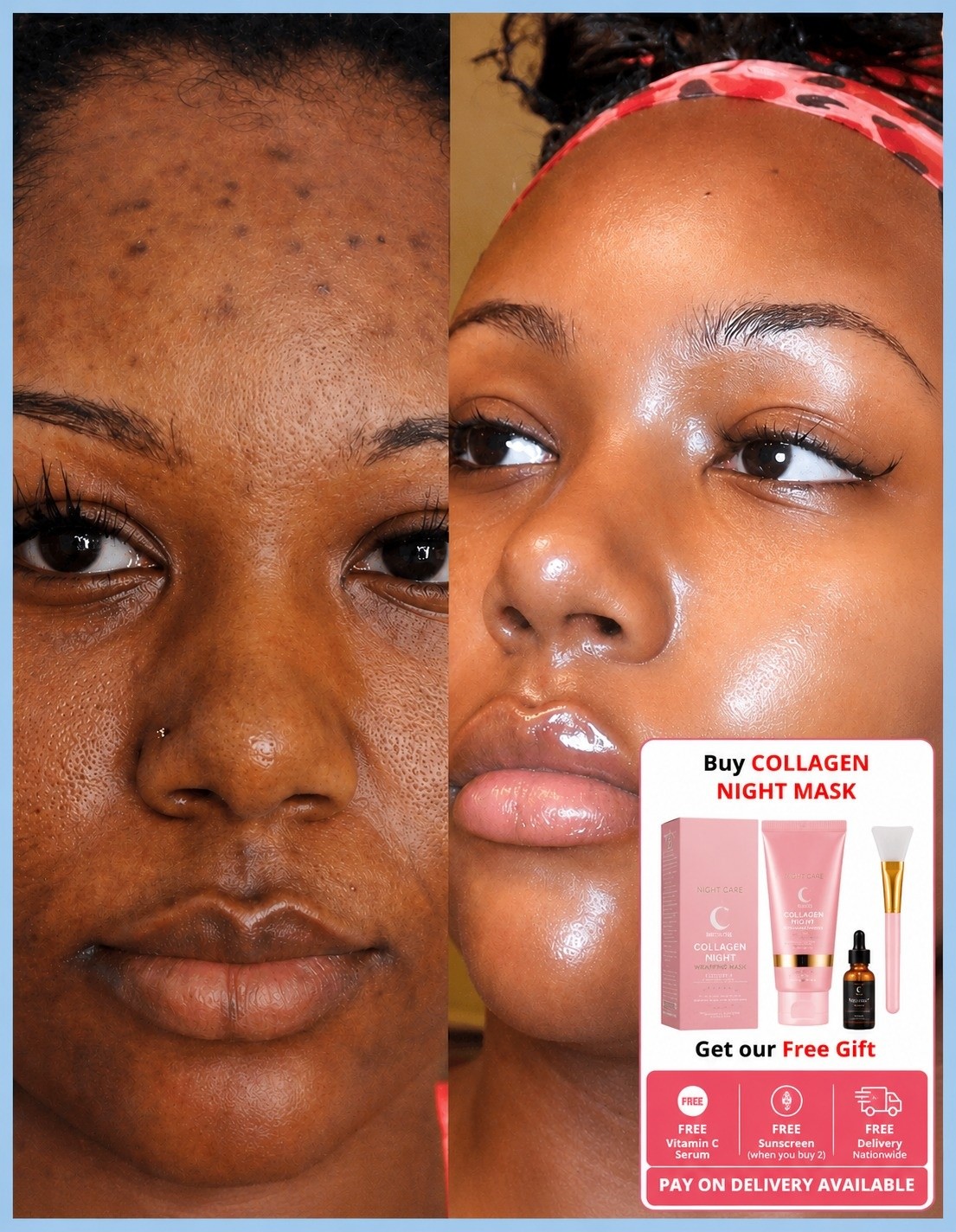 LUMA GLOW Facebook ad: If your skincare products are not giving you…