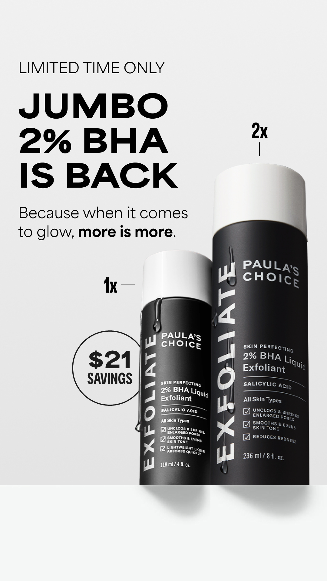 Paula's Choice Facebook ad