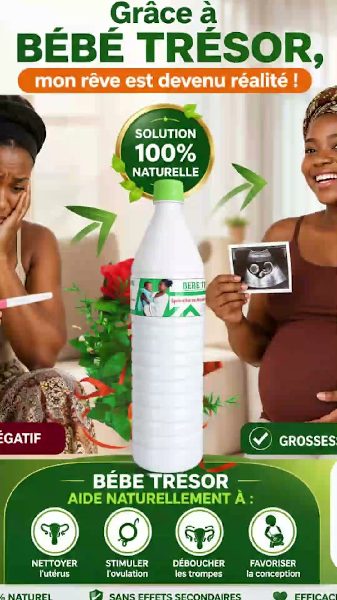 Bignon Santé Facebook ad: Tomber Enceinte Maintant!