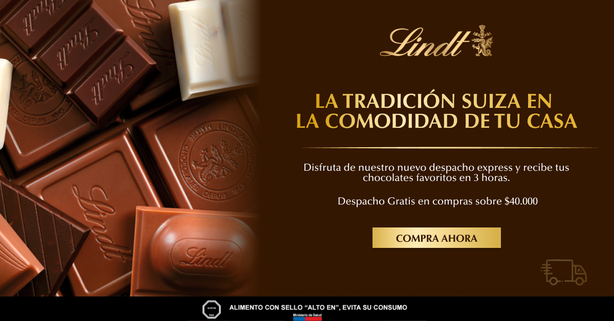 Lindt Facebook ad: La tradición suiza, en la comodidad de tu casa.