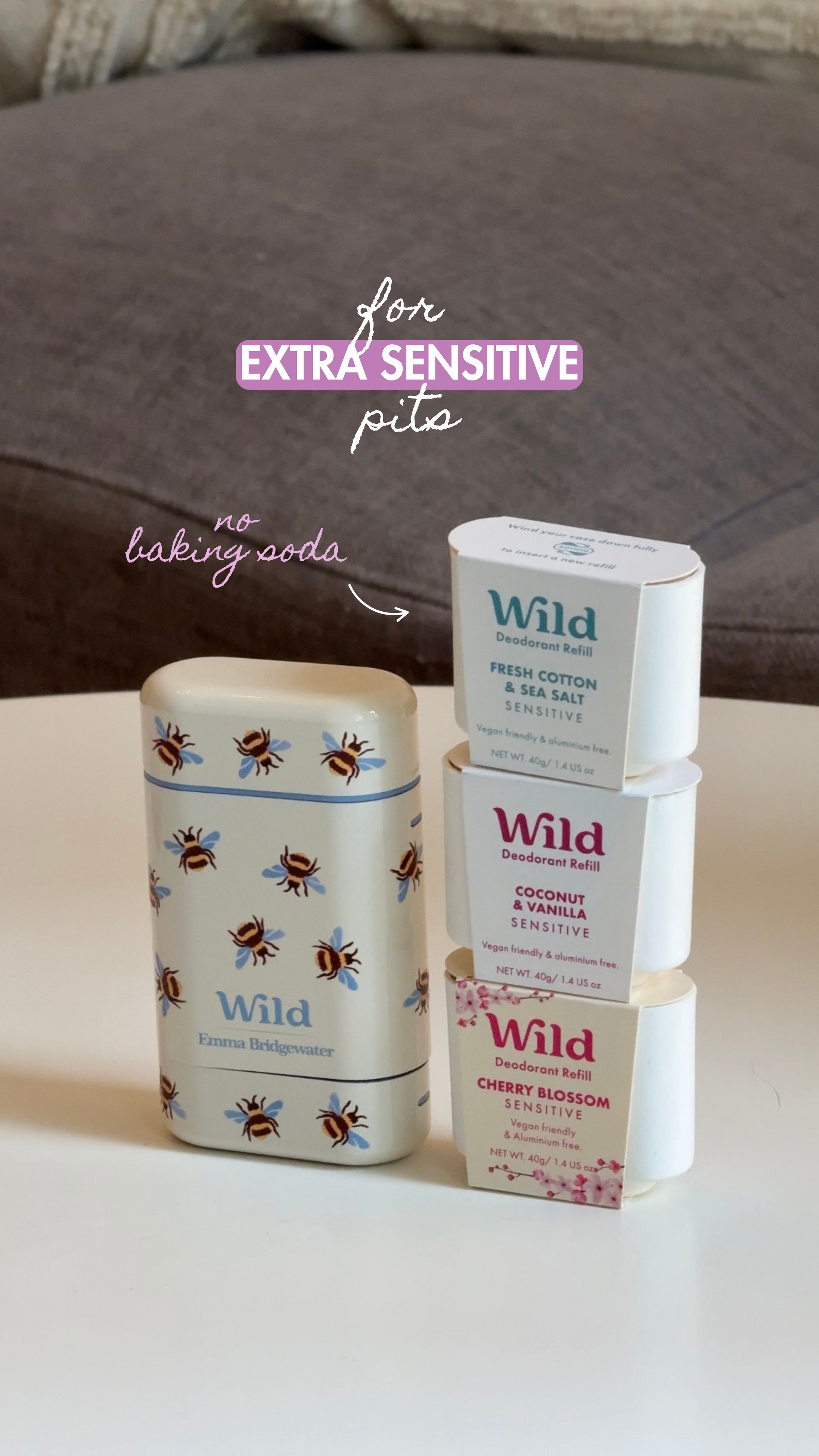 Burst Out Loud Facebook ad: Wild deodorant, effective and natural