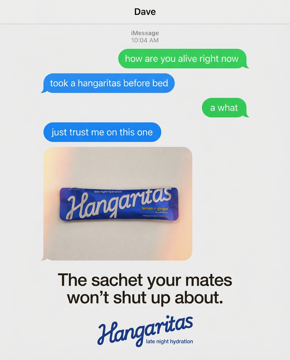 Hangaritas Facebook ad