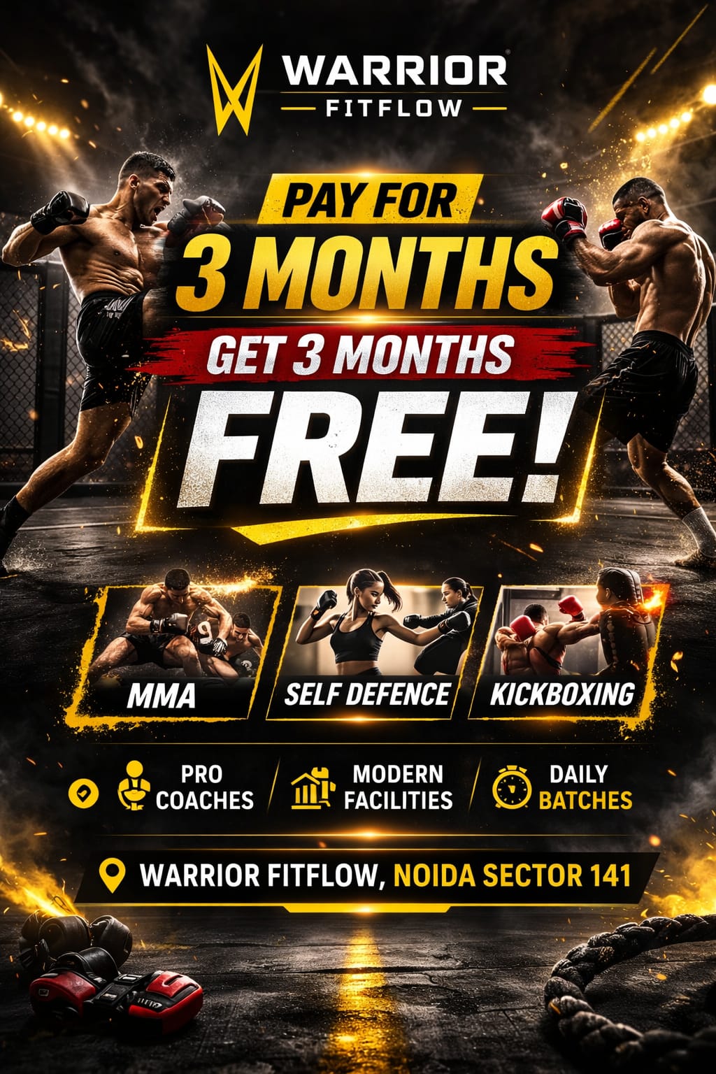 Warrior Fitflow Facebook ad: Start with Free Trial at Warrior Fitflow in…
