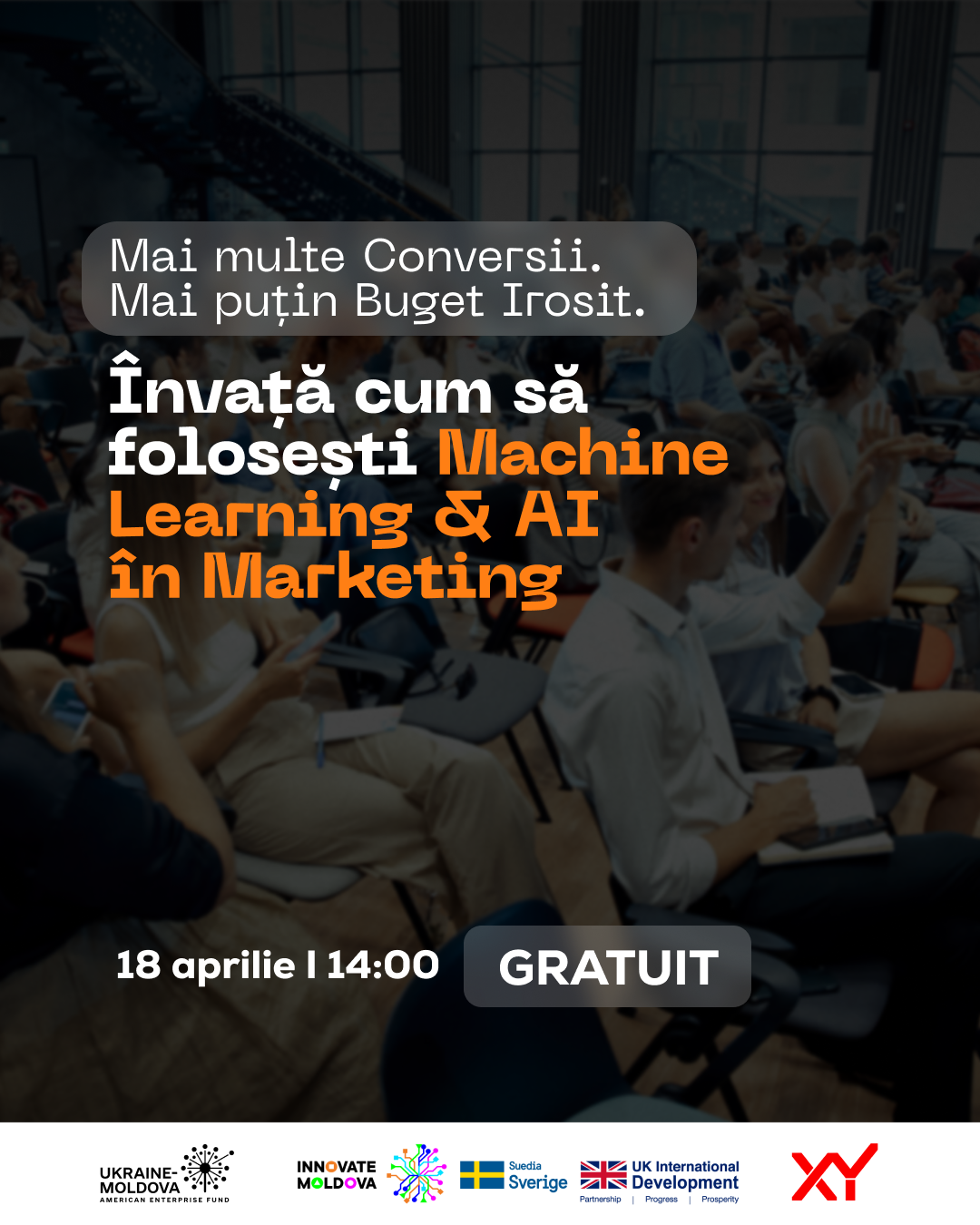 XY Partners Facebook ad: Participarea este gratuită. Completează formularul de…