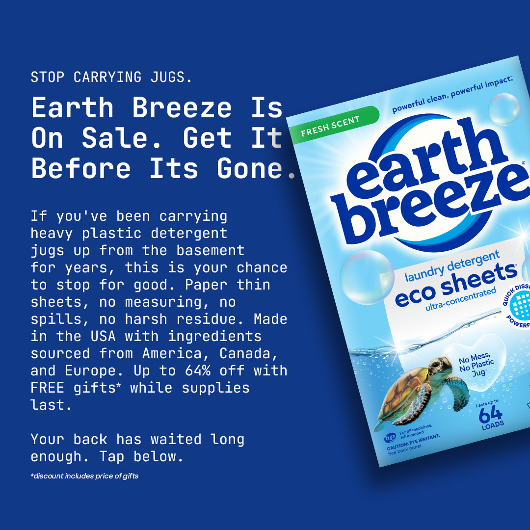 Earth Breeze Facebook ad