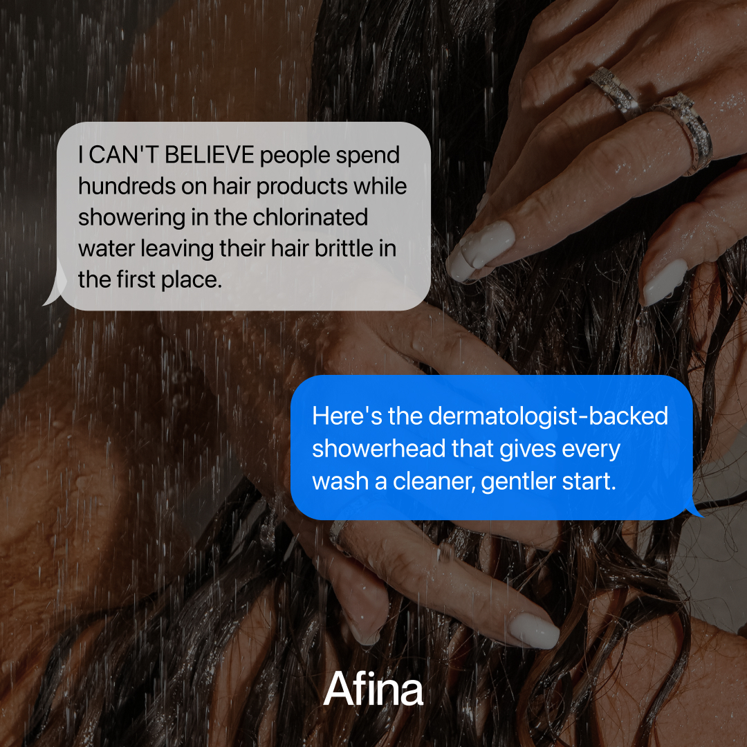 Afina Water Wellness Facebook ad