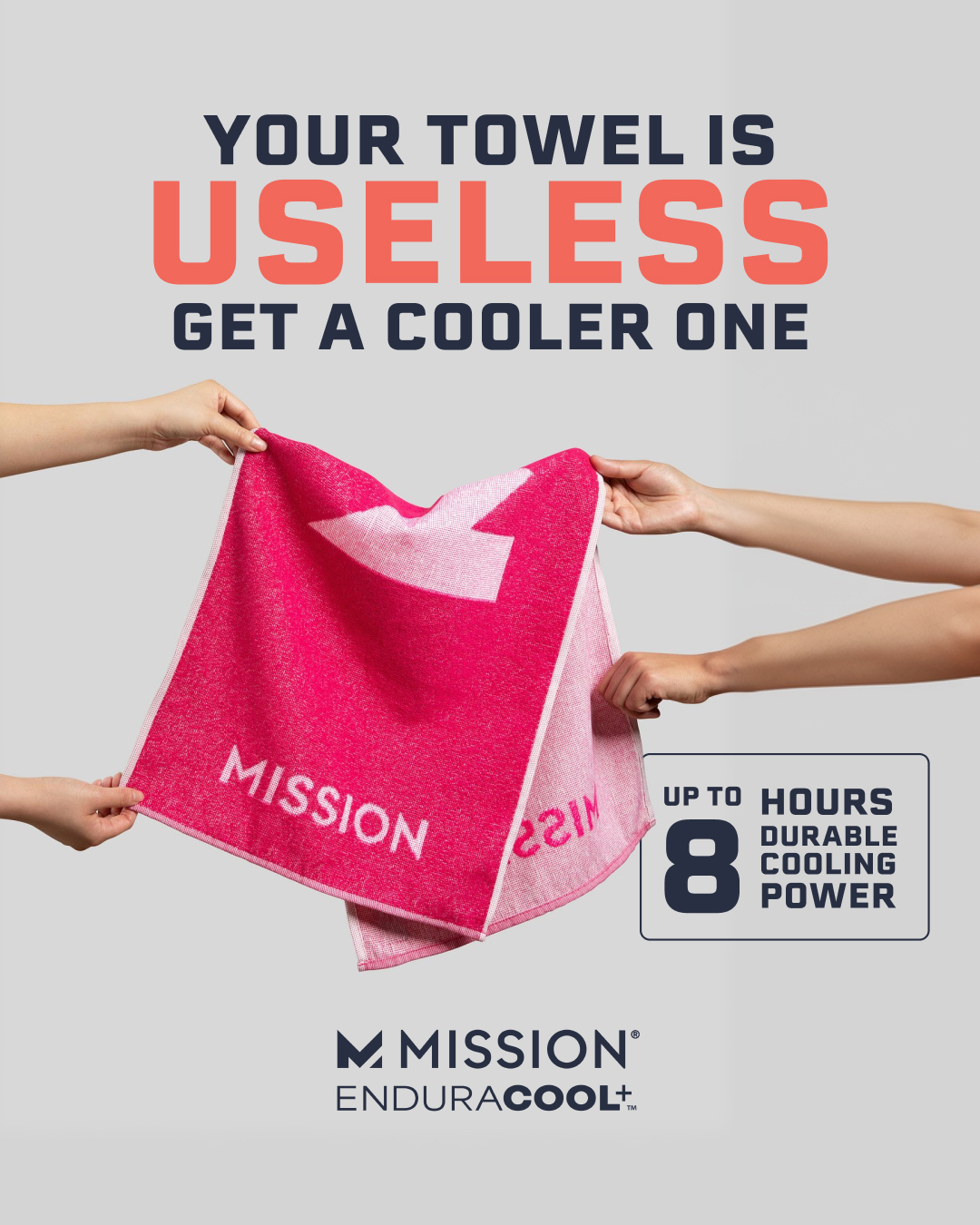 Mission Cooling Facebook ad