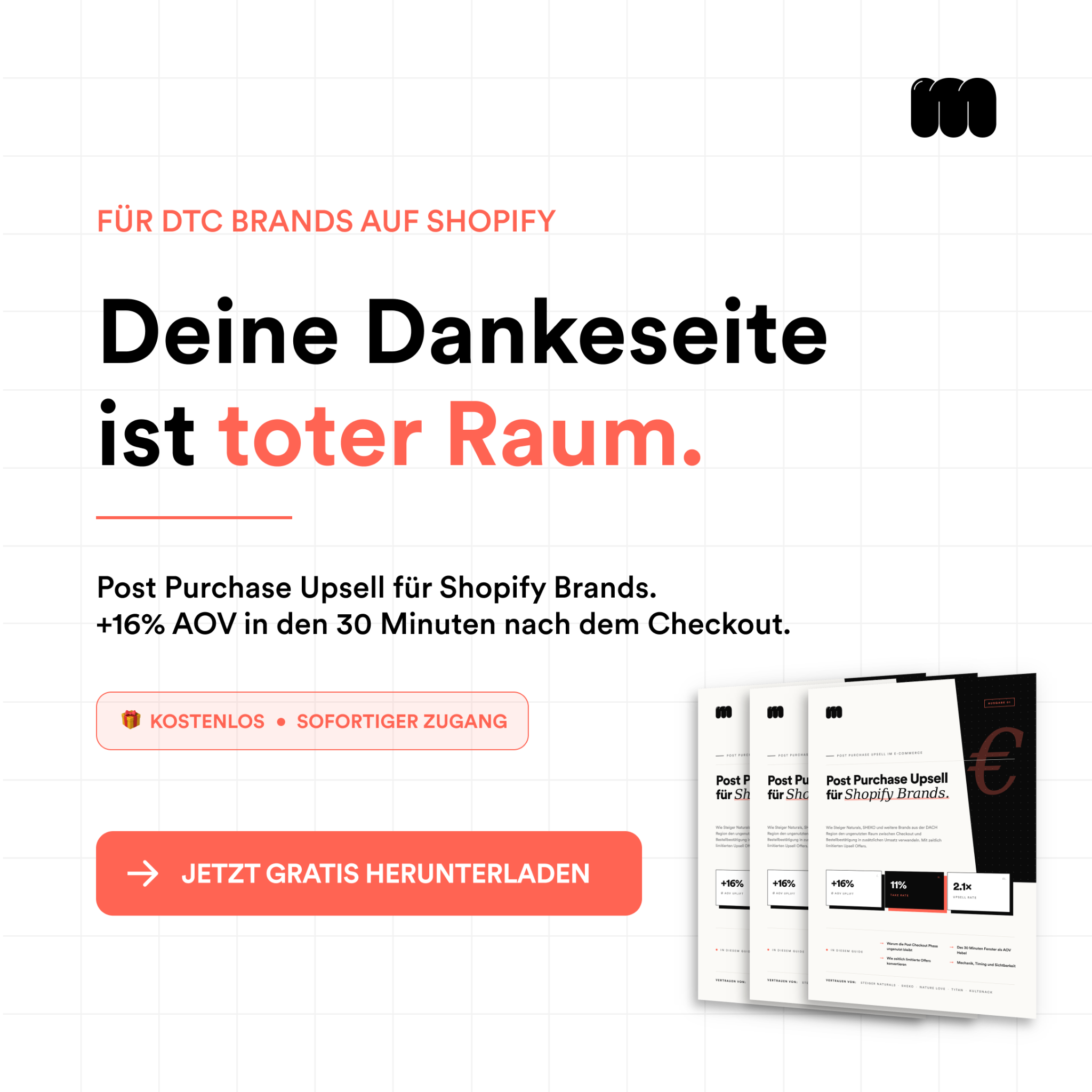 memberr. Facebook ad: Für Founder & DTC Brands