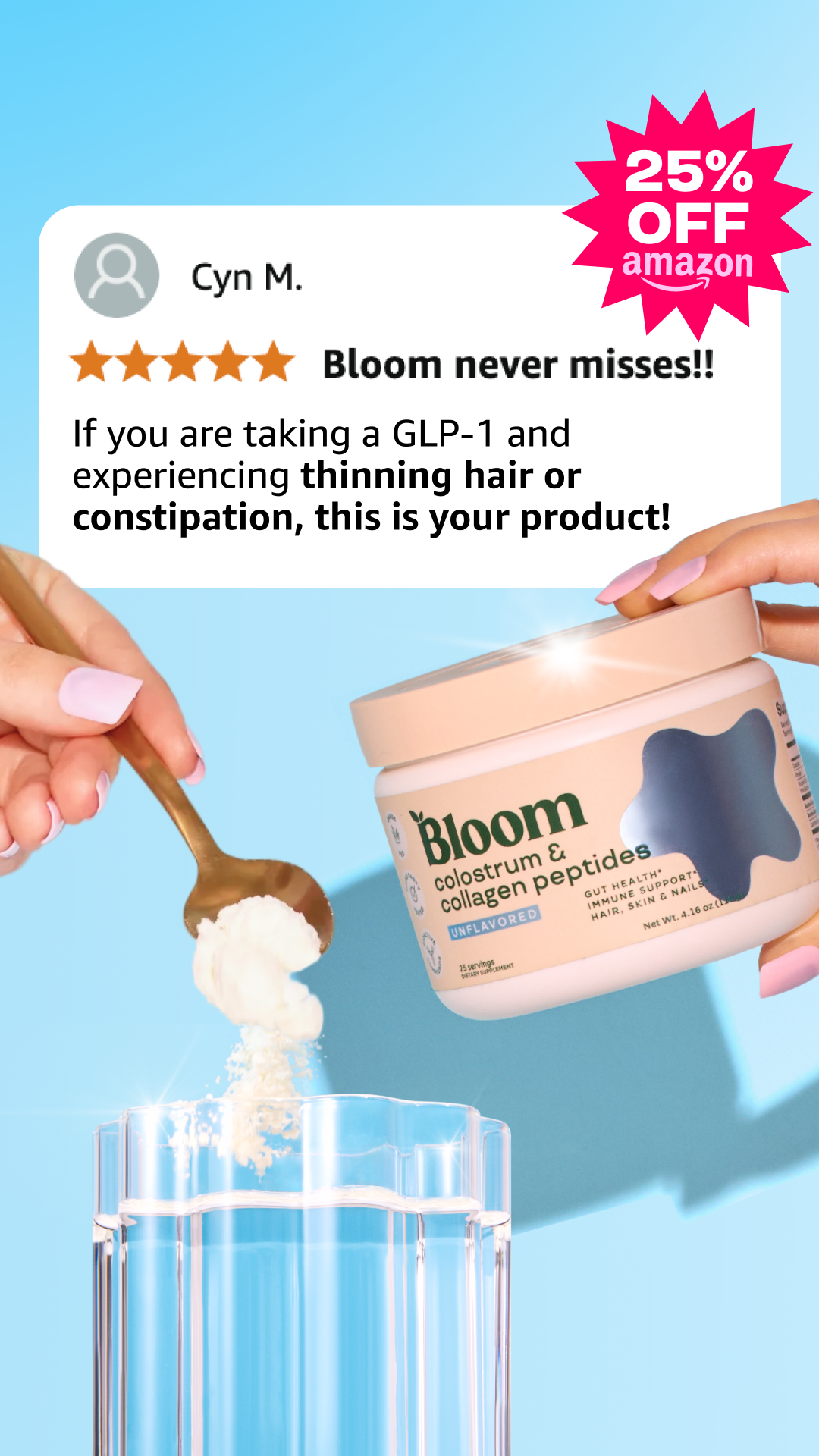 Bloom Nutrition Facebook ad