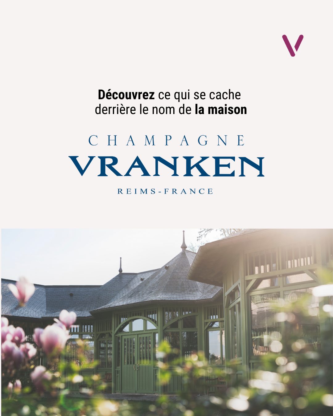 Vinatis Facebook ad: Une vision du champagne, née de l’audace et…