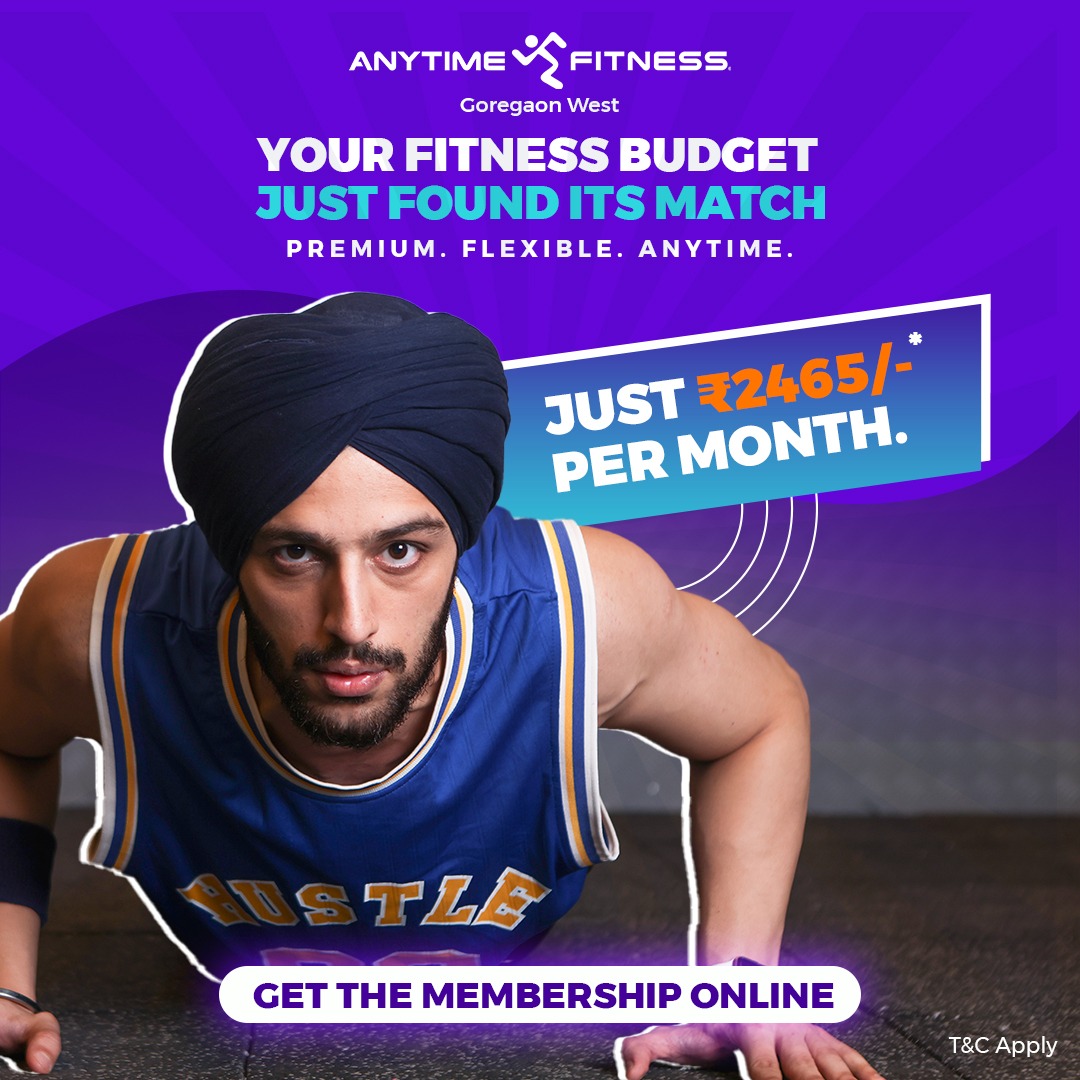 Anytime Fitness India Facebook ad: Stronger body. Smarter spends.