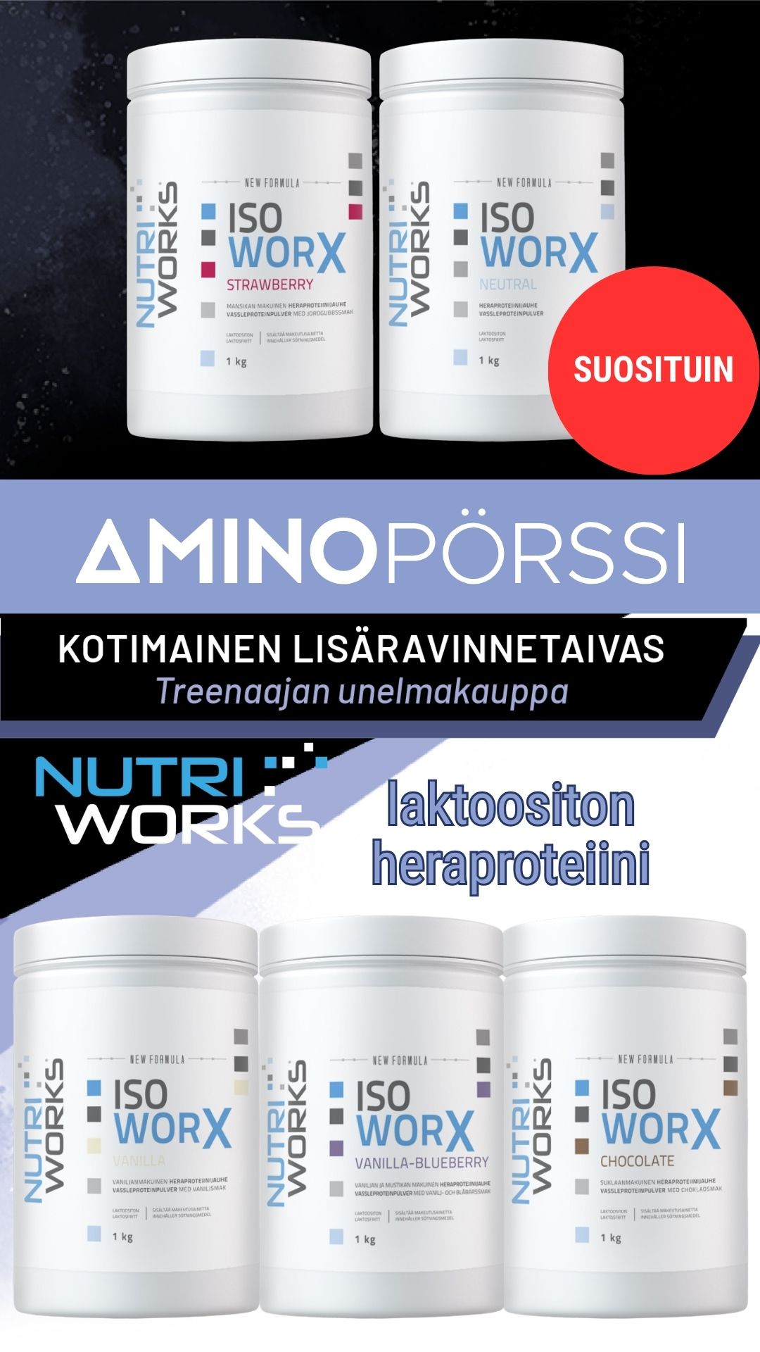 Aminopörssi Facebook ad from Dec 31, 2025