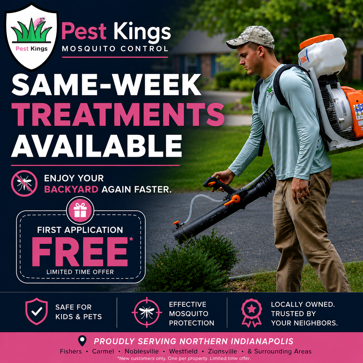 Pest Kings Facebook ad