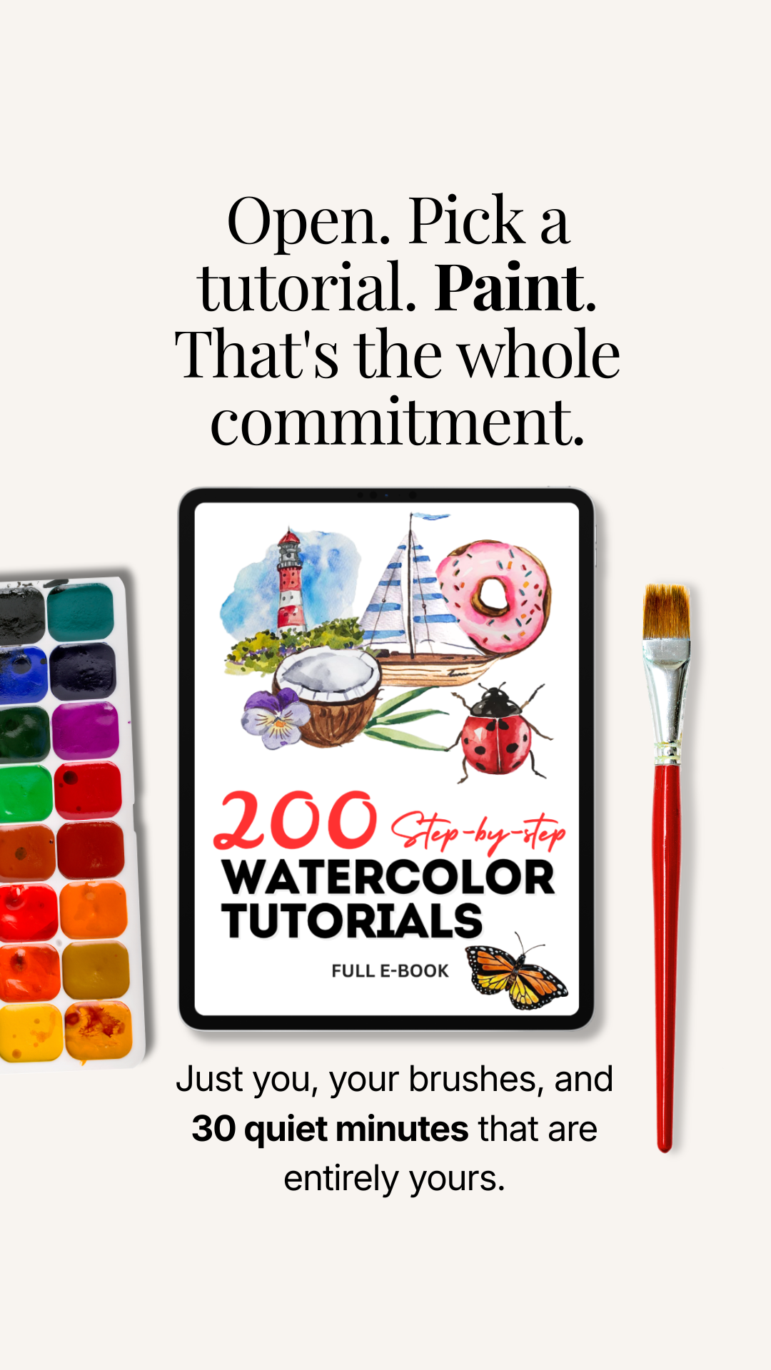 Dearannart Facebook ad: 200 projects. Finally paint tonight.