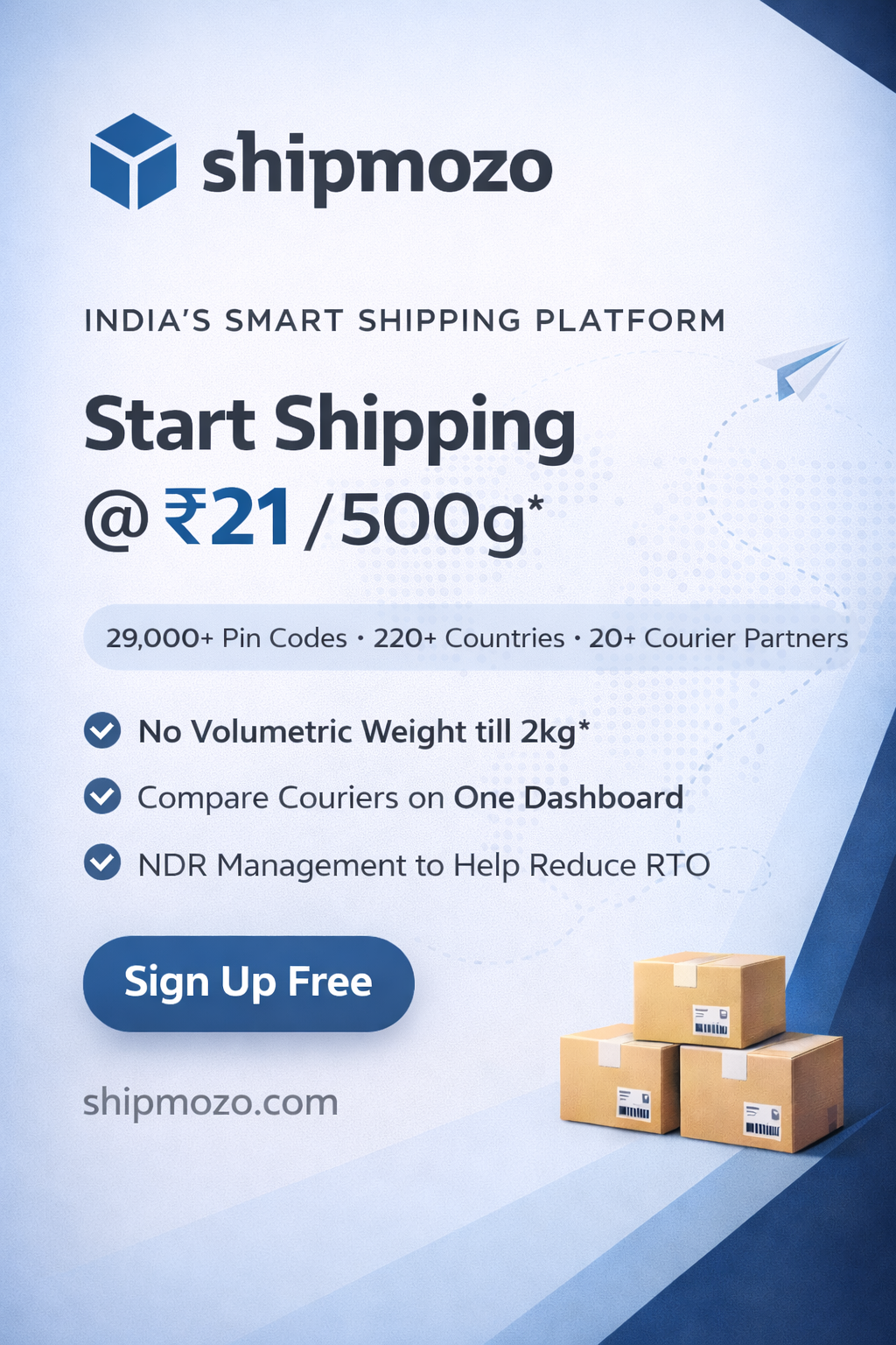 Shipmozo Facebook ad