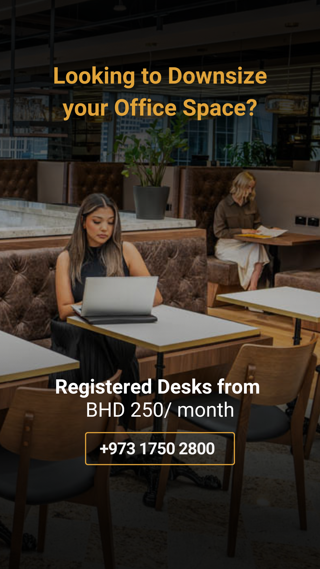 Servcorp Middle East Facebook ad