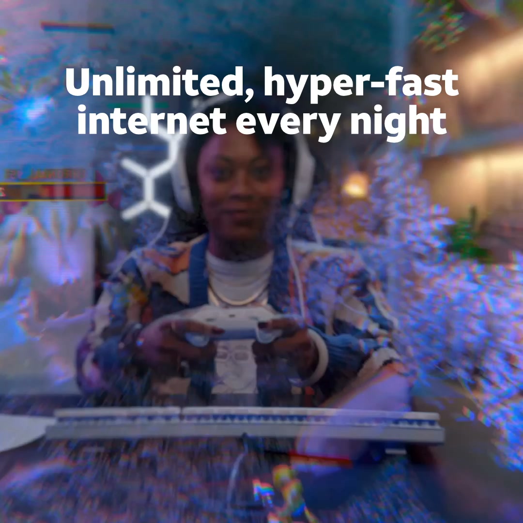 AT&T Facebook ad: Low lag for late nights