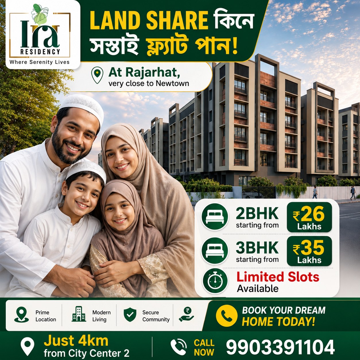 Kolkata Property Investment Zone by KRC Facebook ad