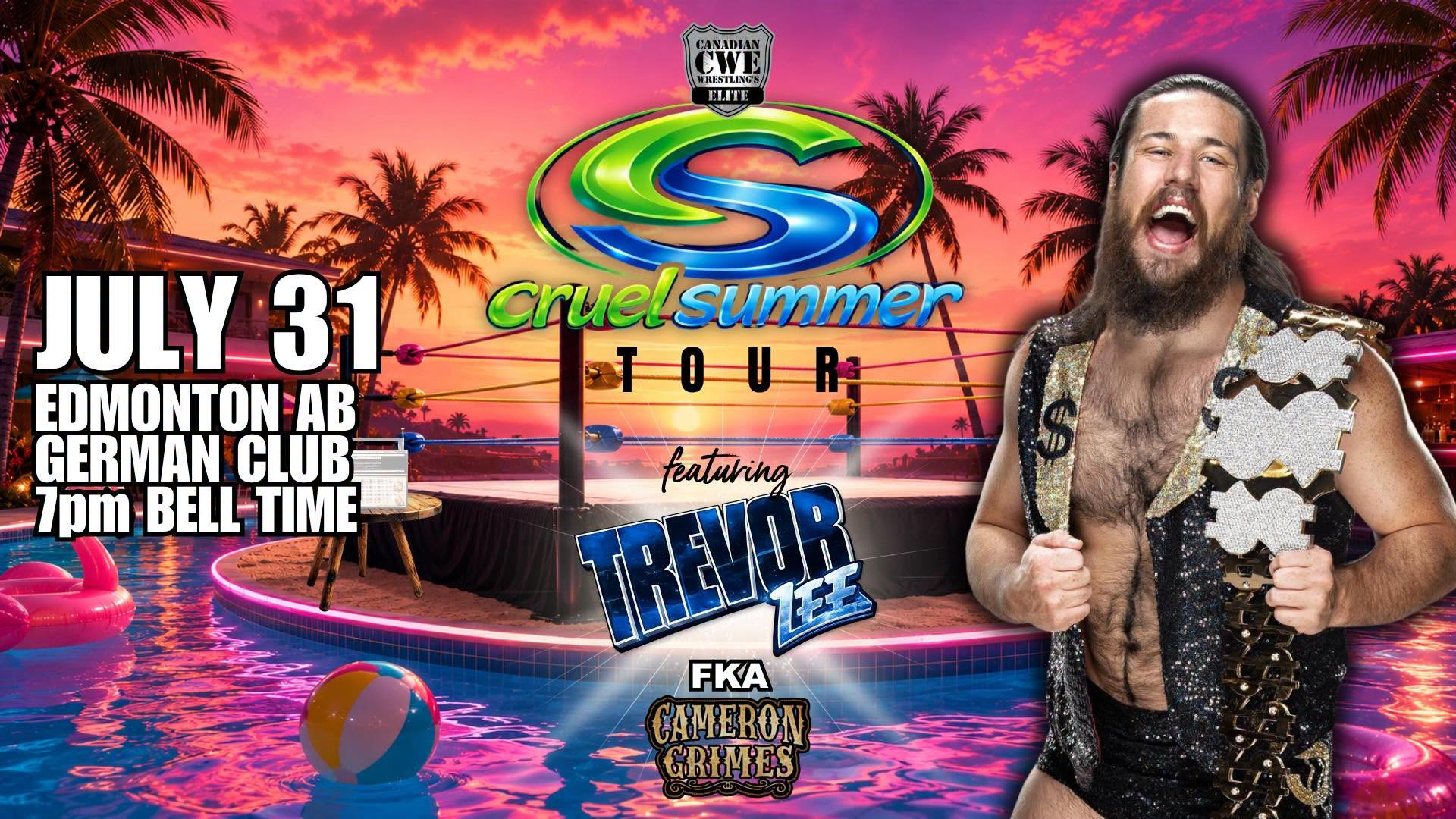 Canadian Wrestling's Elite Facebook ad