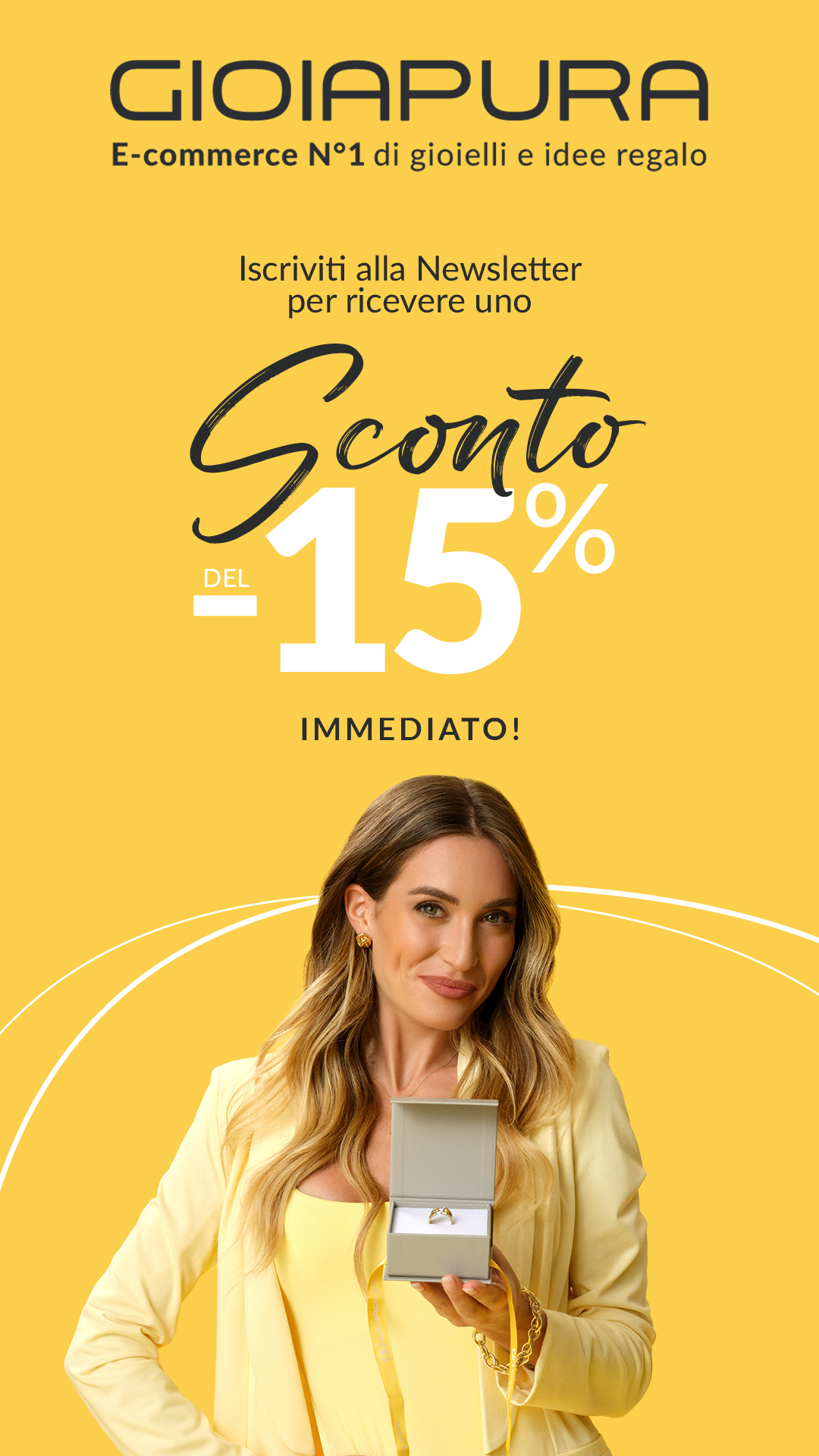 GIOIAPURA Facebook ad: Iscriviti alla newsletter GioiaPura