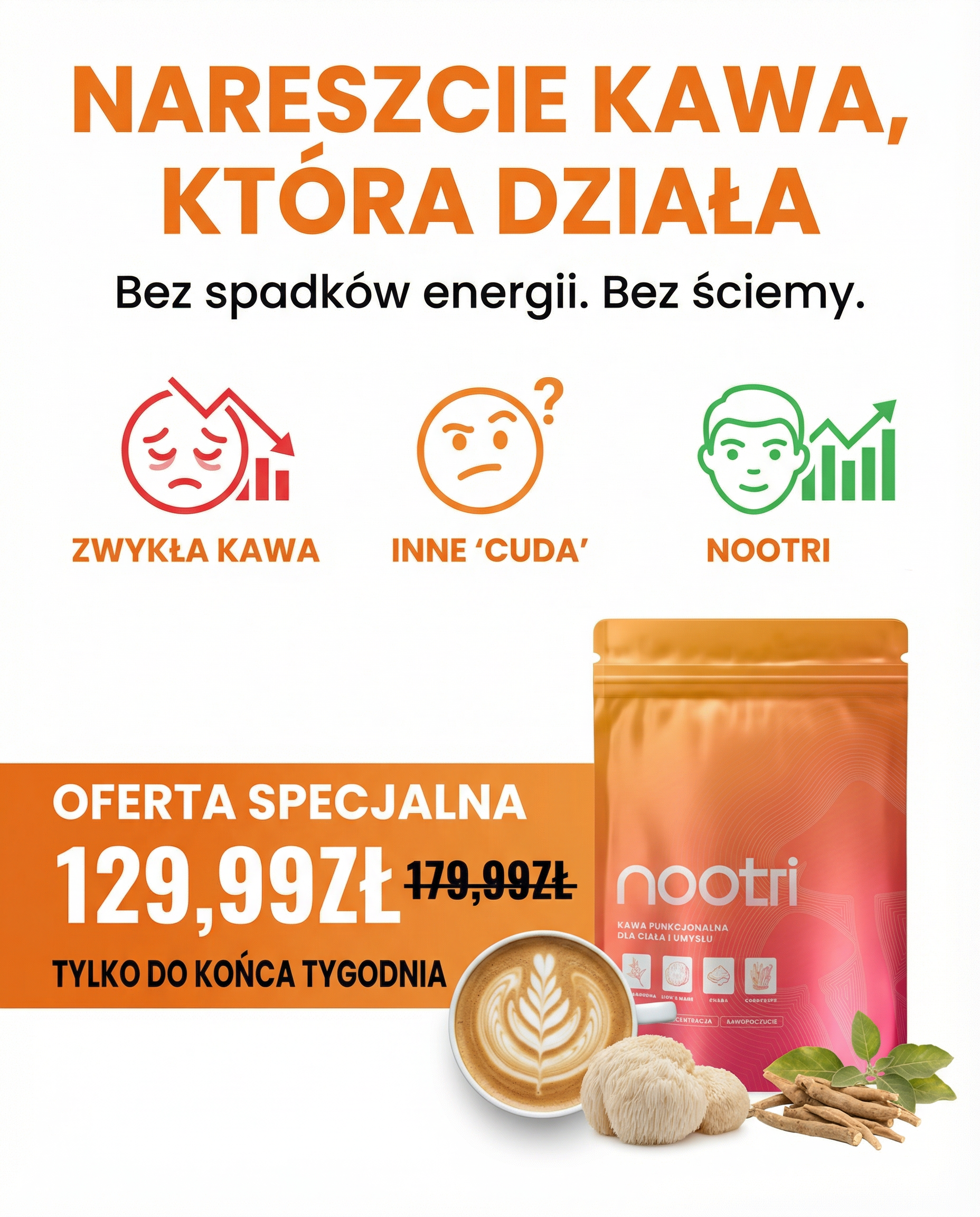 Sekret Grzybów Adaptogennych Facebook ad
