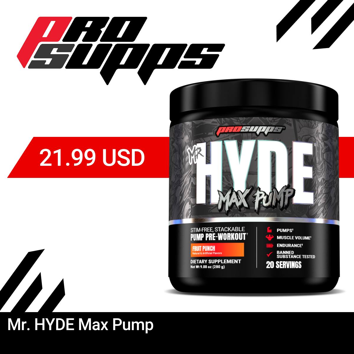 ProSupps Facebook ad: Prepare for every round with powerful formulas designed…