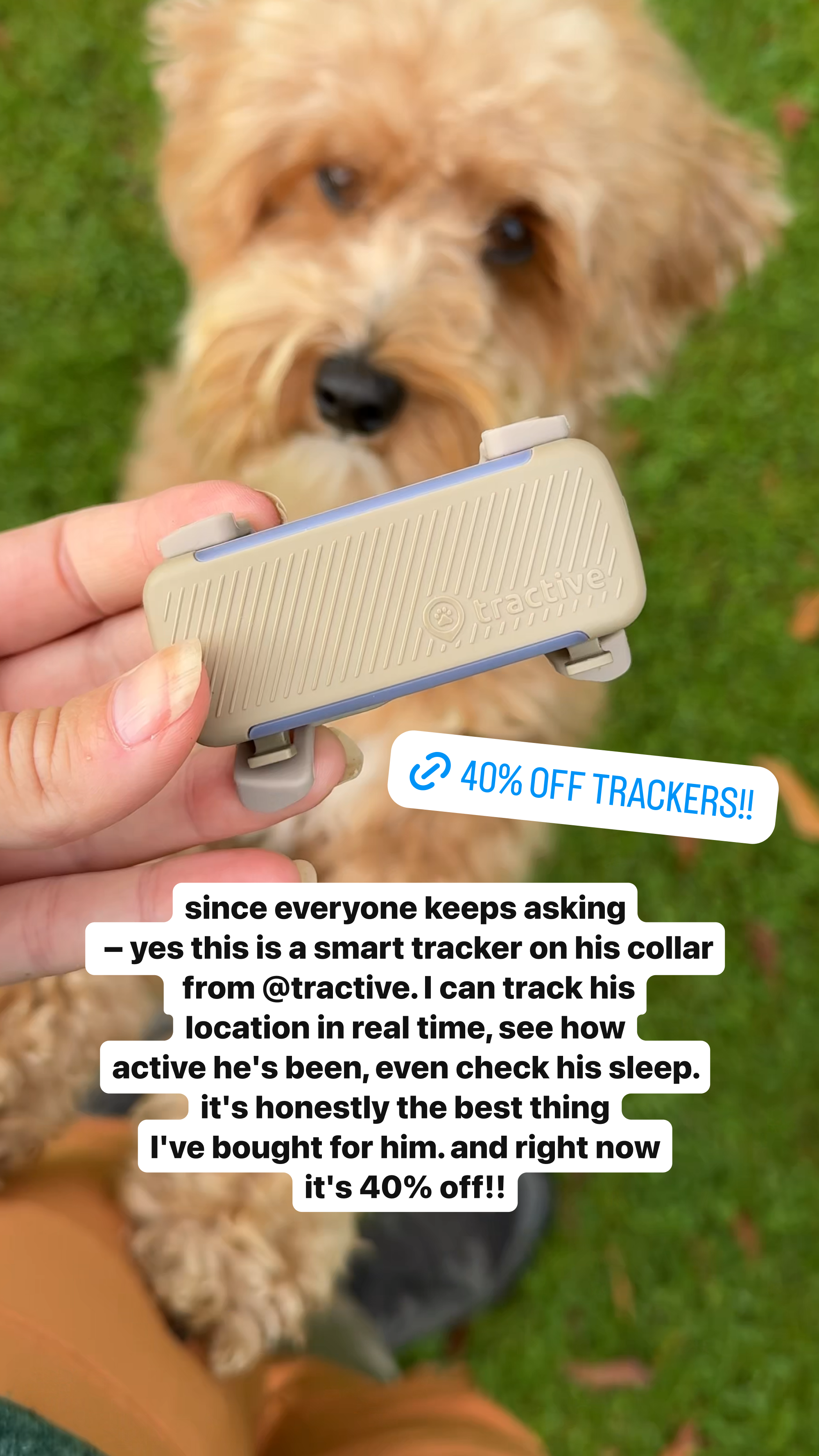 Tractive Facebook ad