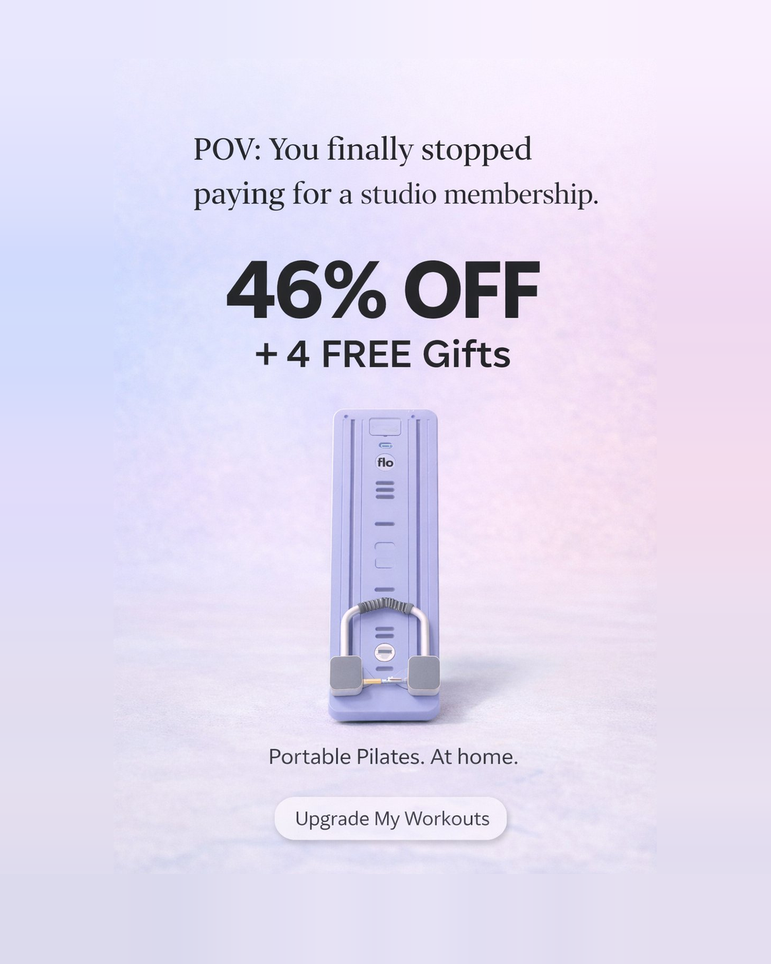Flo Pilates Facebook ad
