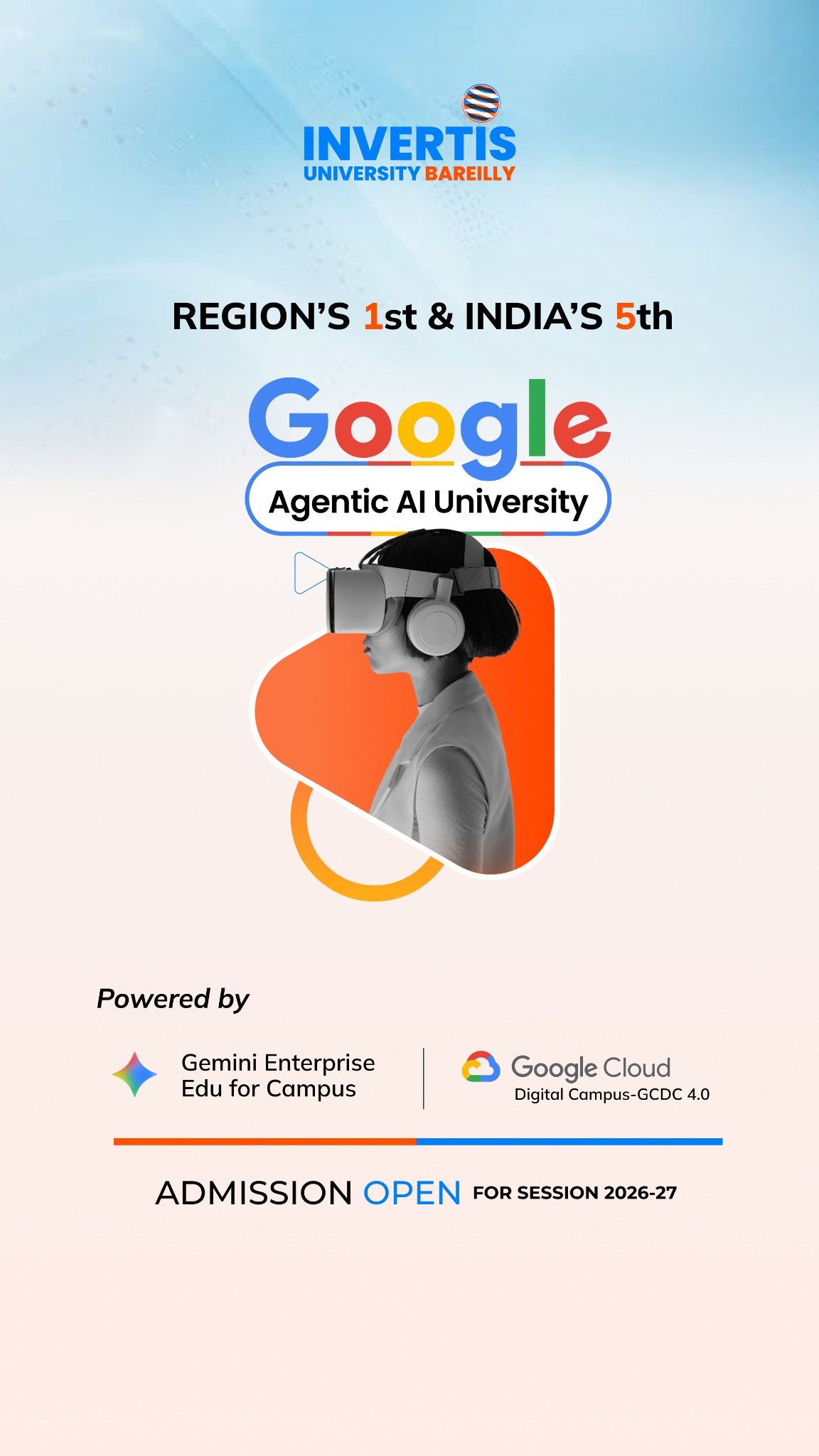 Invertis University Facebook ad