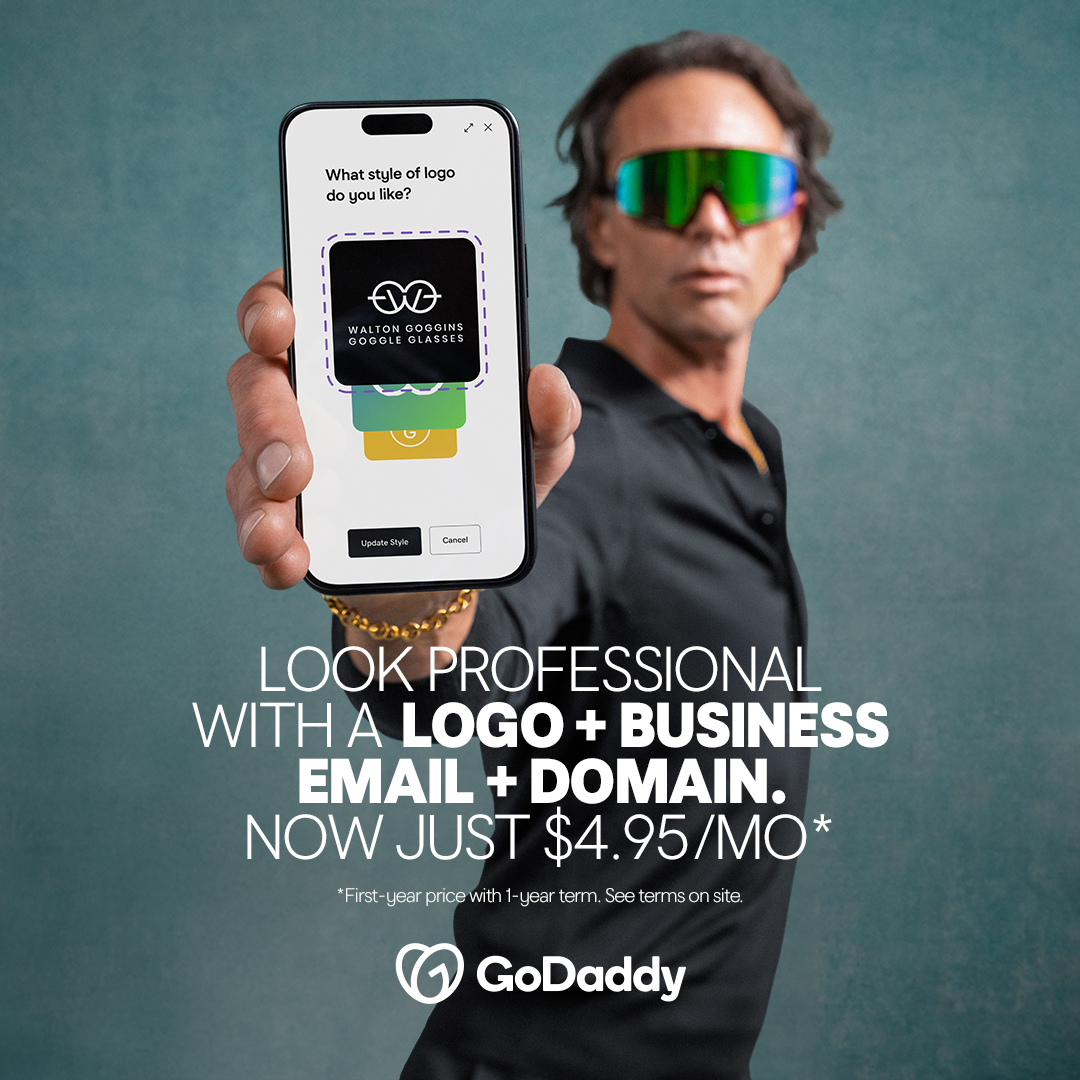 GoDaddy Facebook ad