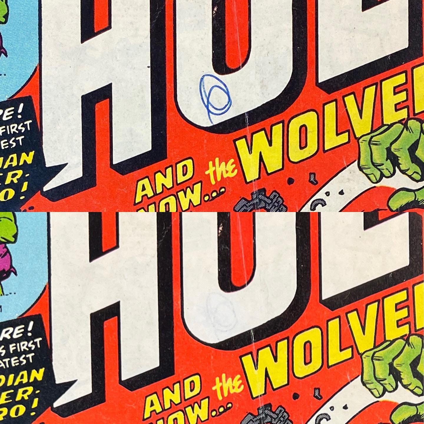 comic_presser Facebook ad: Pen-do-go. Smashing results on a classic Hulk 181…