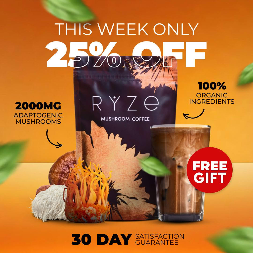 RYZE Superfoods Facebook ad