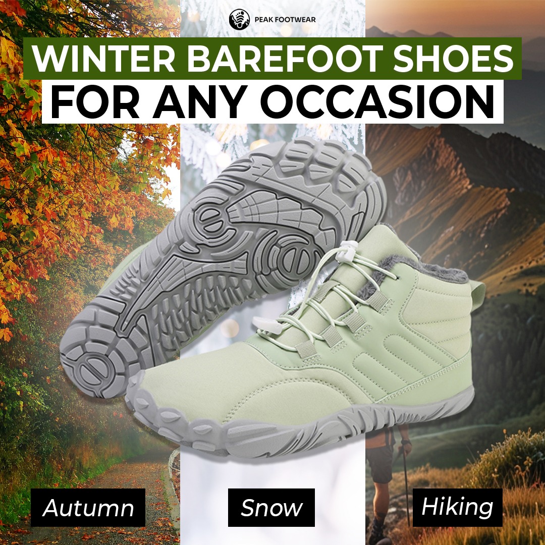 Peak Footwear Facebook ad: Barefoot shoes for better health