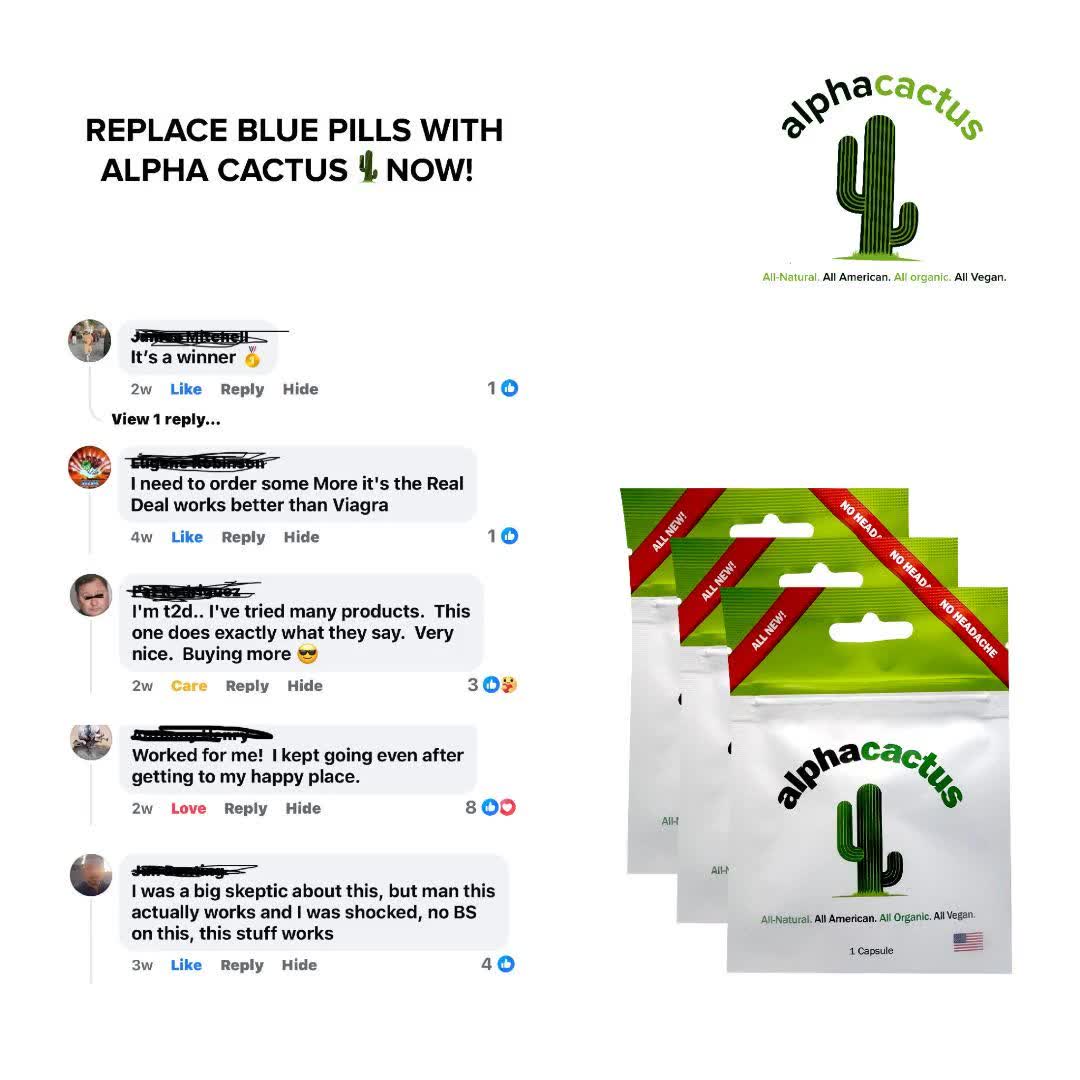 Alpha Cactus Facebook ad