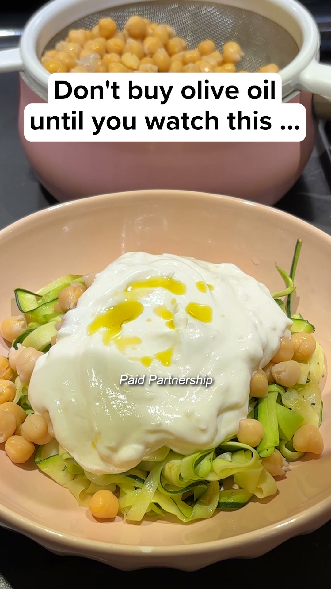 Blueprint Longevity Facebook ad: Extra Virgin Olive Oil made for Longevity.