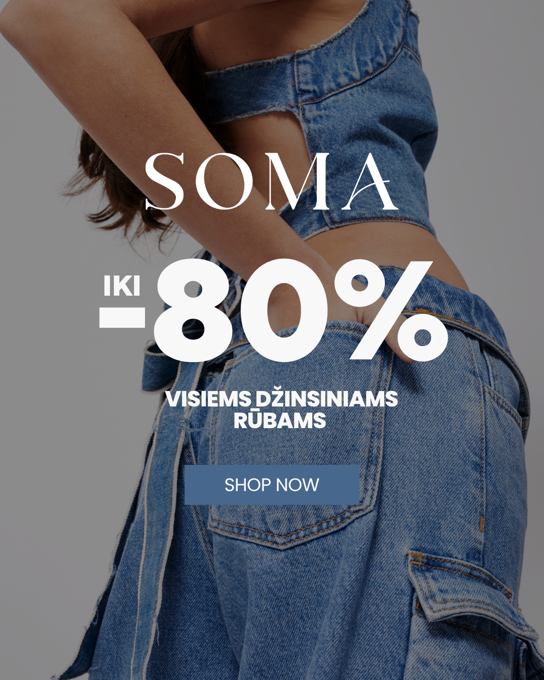 SOMA shop Facebook ad: Pristatymas per 1 d.d.