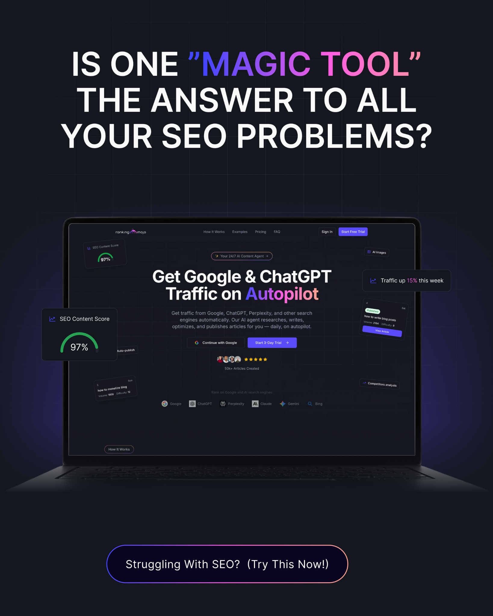 RankingMojo Facebook ad