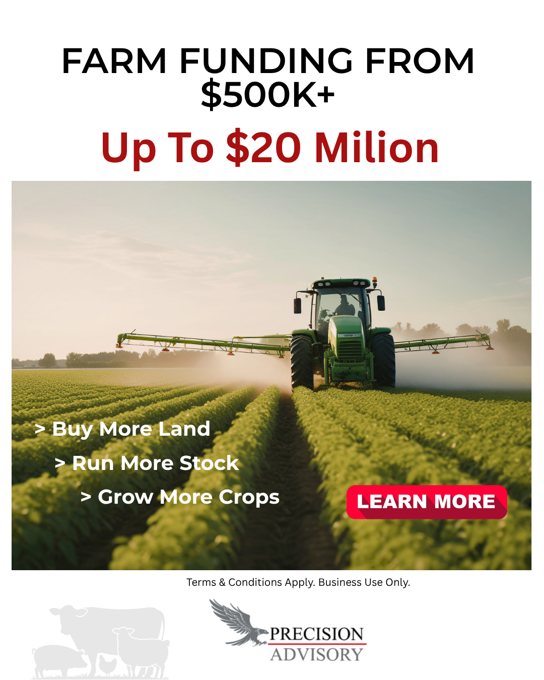 Precision Advisory Facebook ad: Stop Waiting On Banks