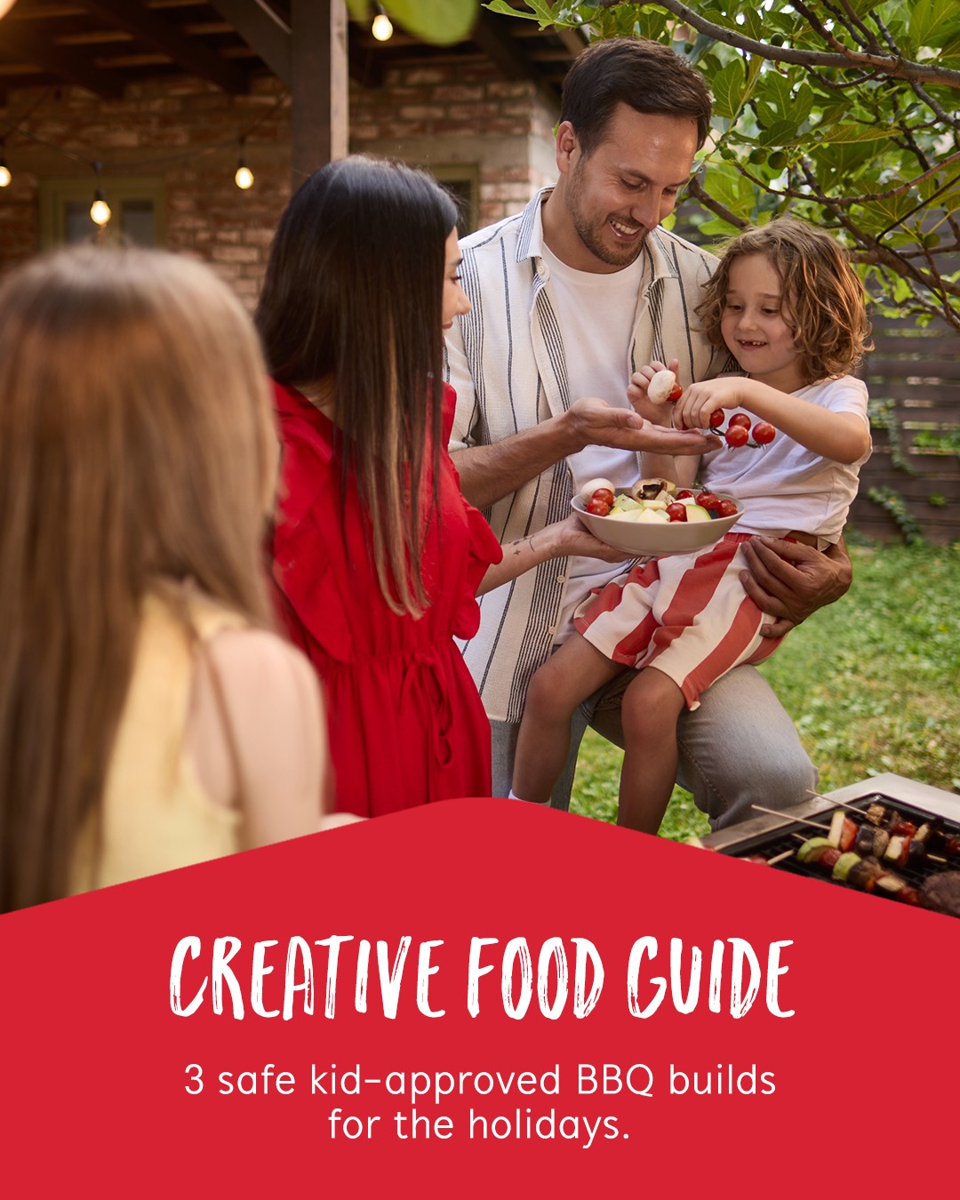 BeefEater BBQ Australia Facebook ad: School holidays mean the kids are always around…