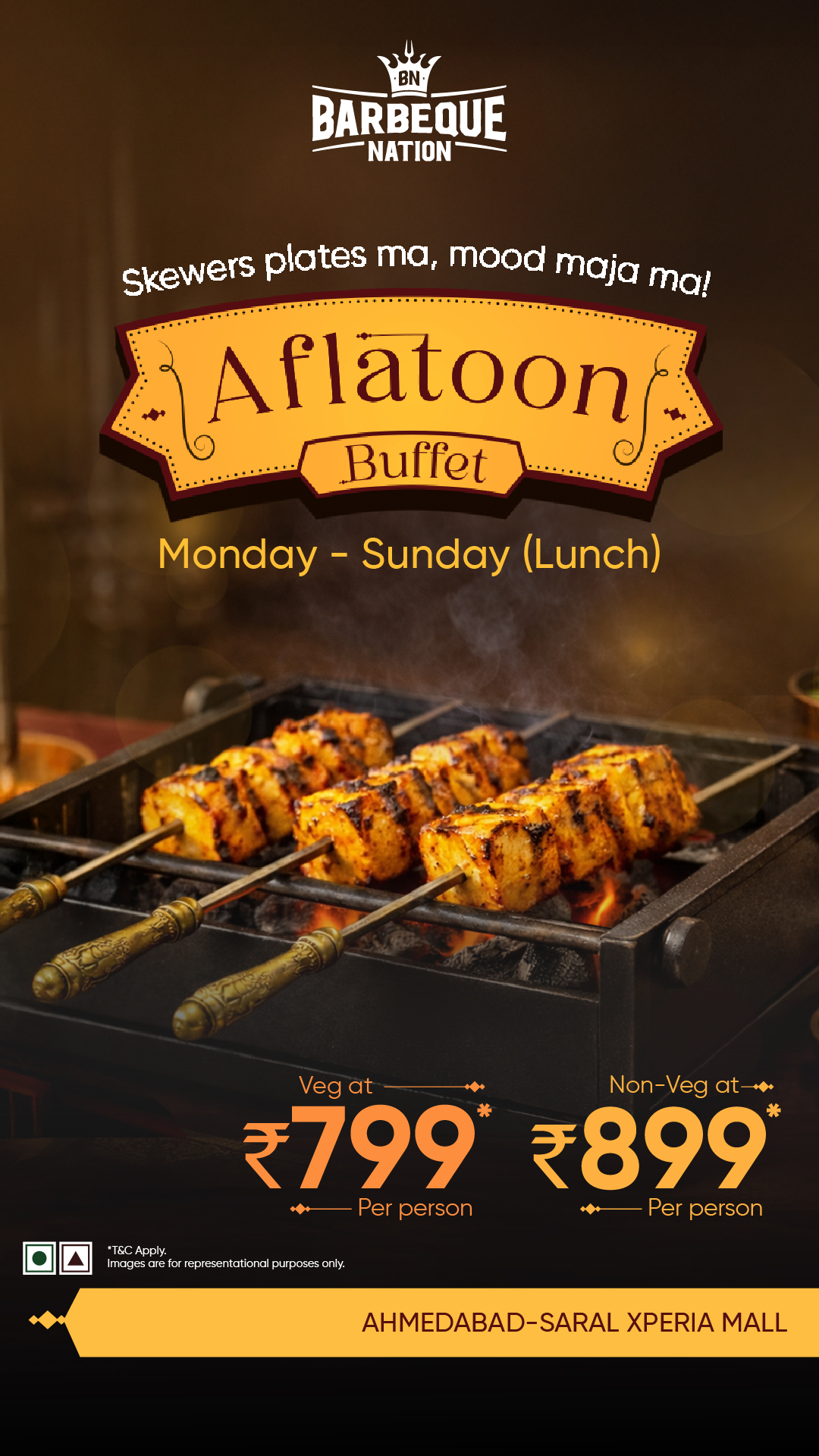 Barbeque Nation Facebook ad