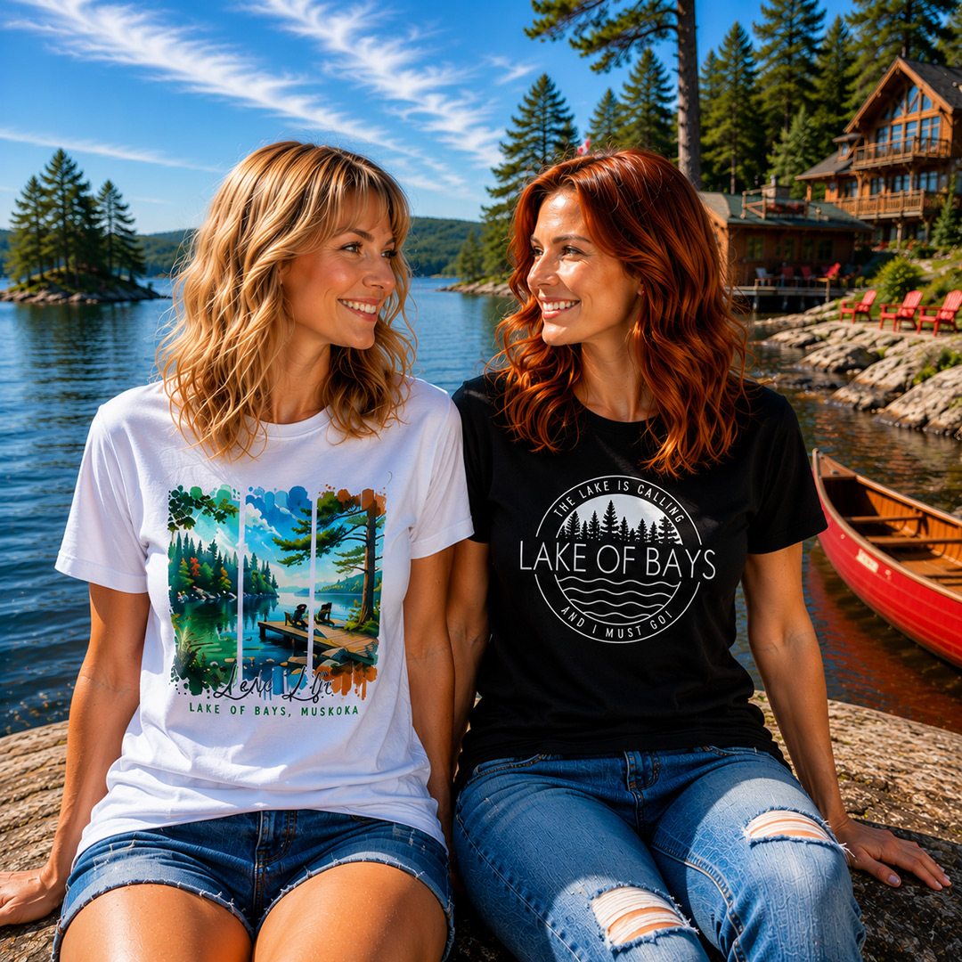 VirtualTees.ca Facebook ad: Dive Into Your Lake Life