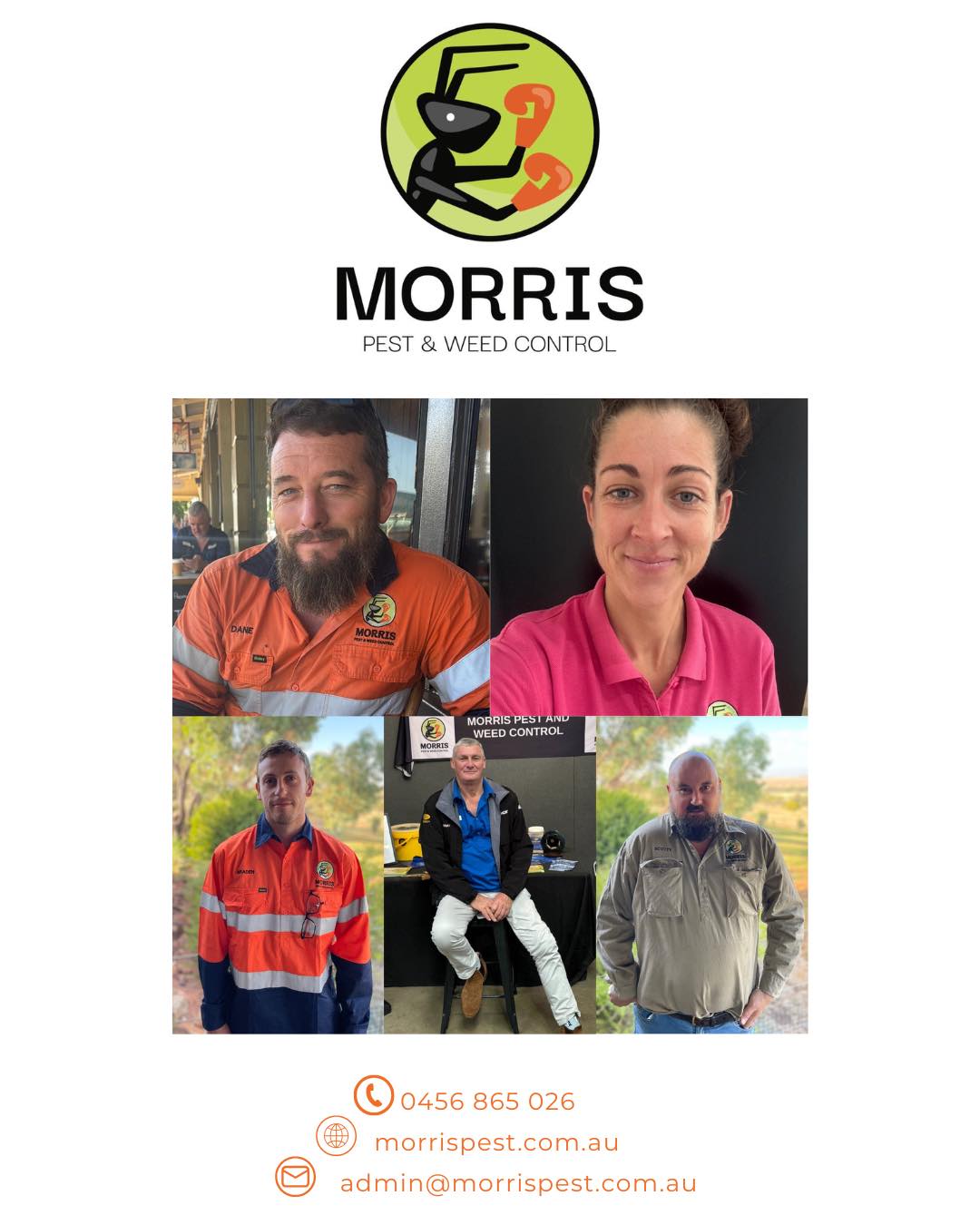 Morris Pest & Weed Control Facebook ad: Got Pests? We’ve Got Solutions!