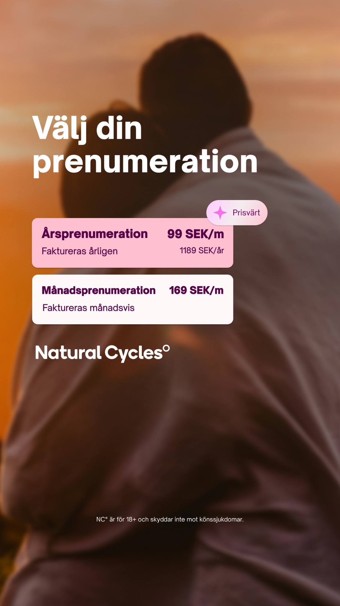 Natural Cycles Facebook ad