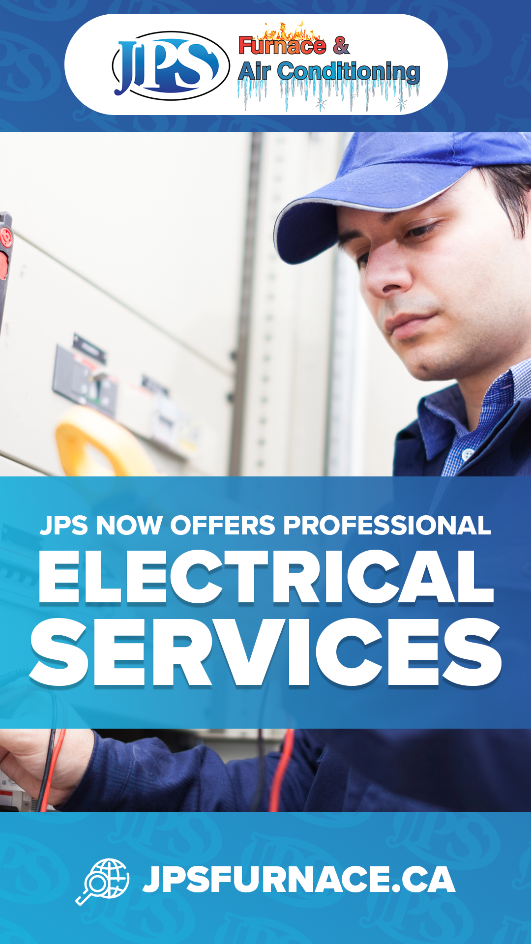 JPS Furnace & Air Conditioning Ltd. Facebook ad from Sep 15, 2025