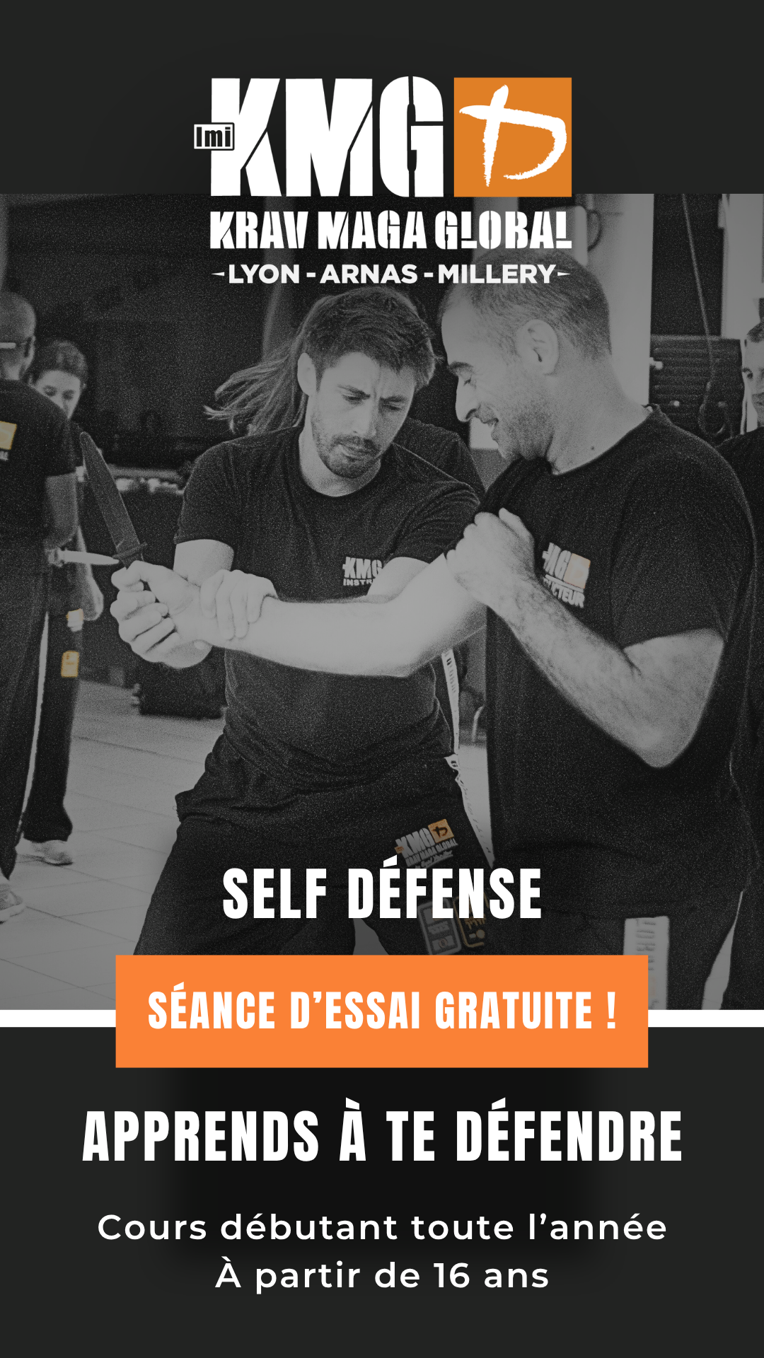Krav Maga Global Lyon & Arnas - Self Défense & Combat Facebook ad