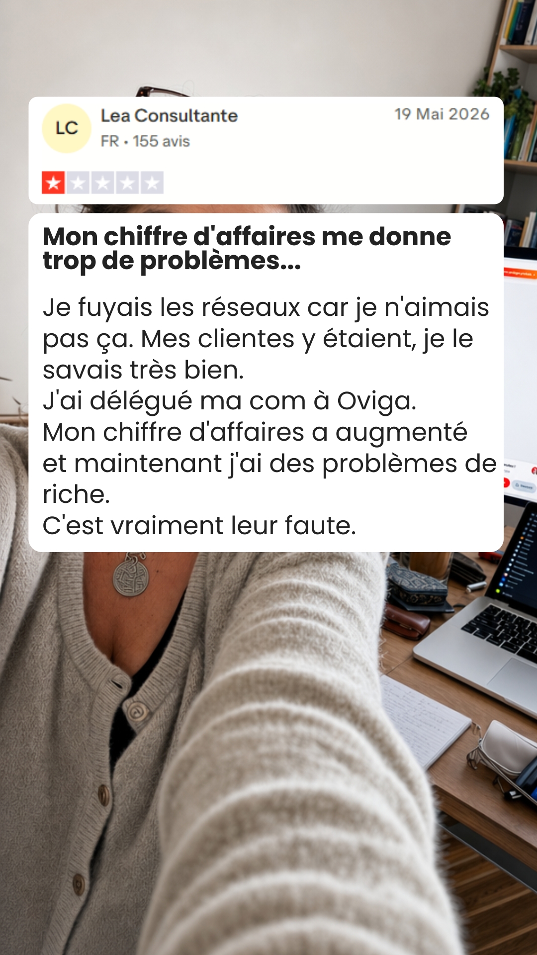 Oviga Facebook ad from May 27, 2026