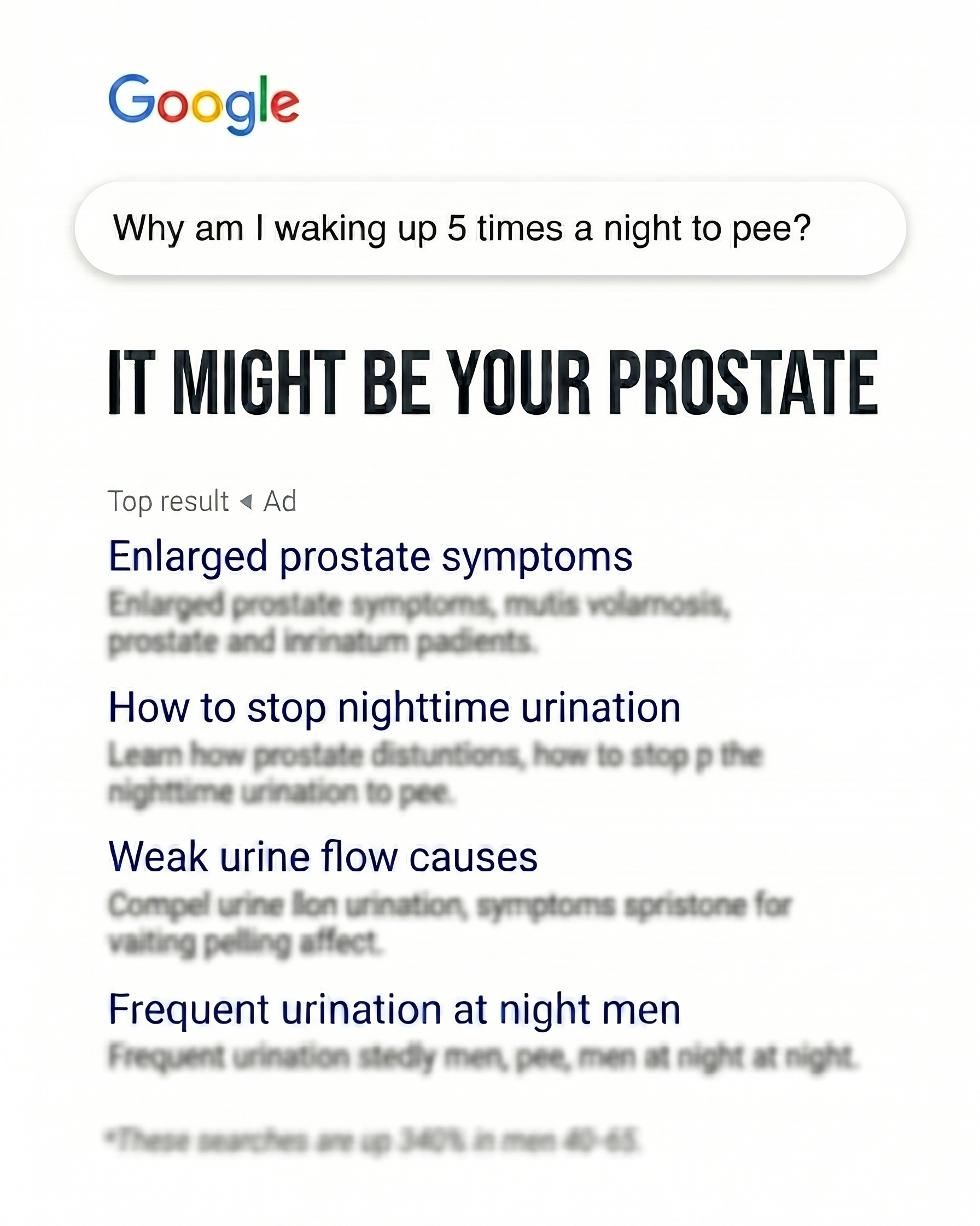 Protaflo Facebook ad
